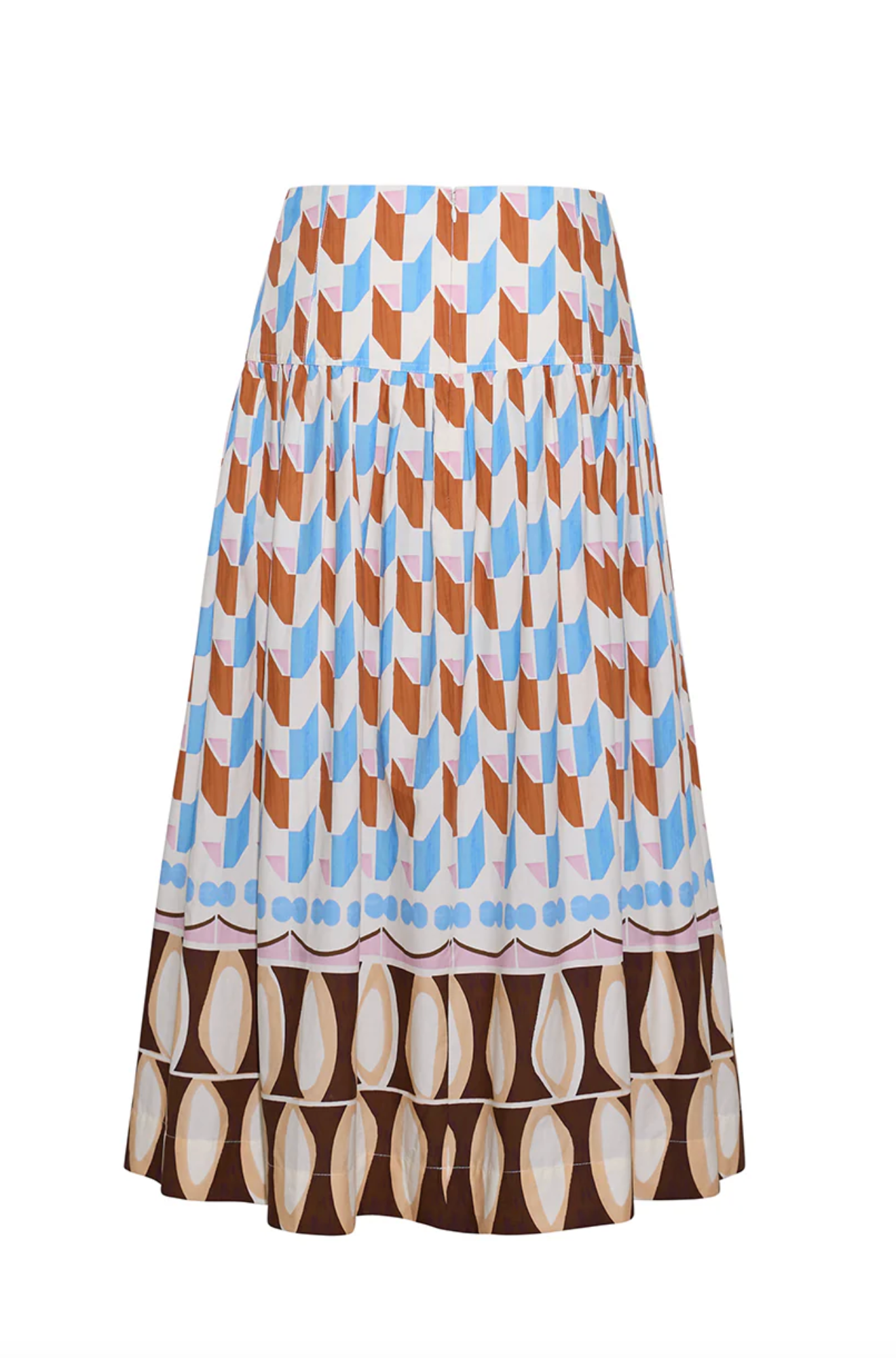 Diya Skirt - Talavera Tile Ivory