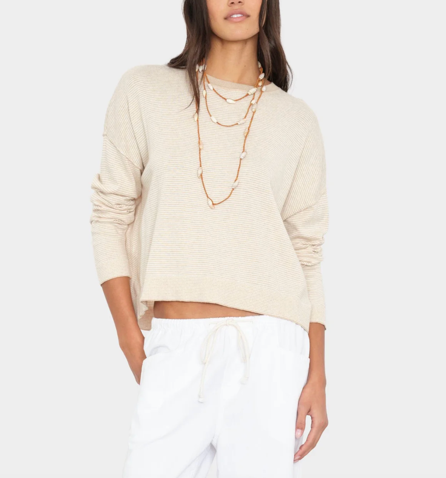 Sparrow Sweater - Sand Salt