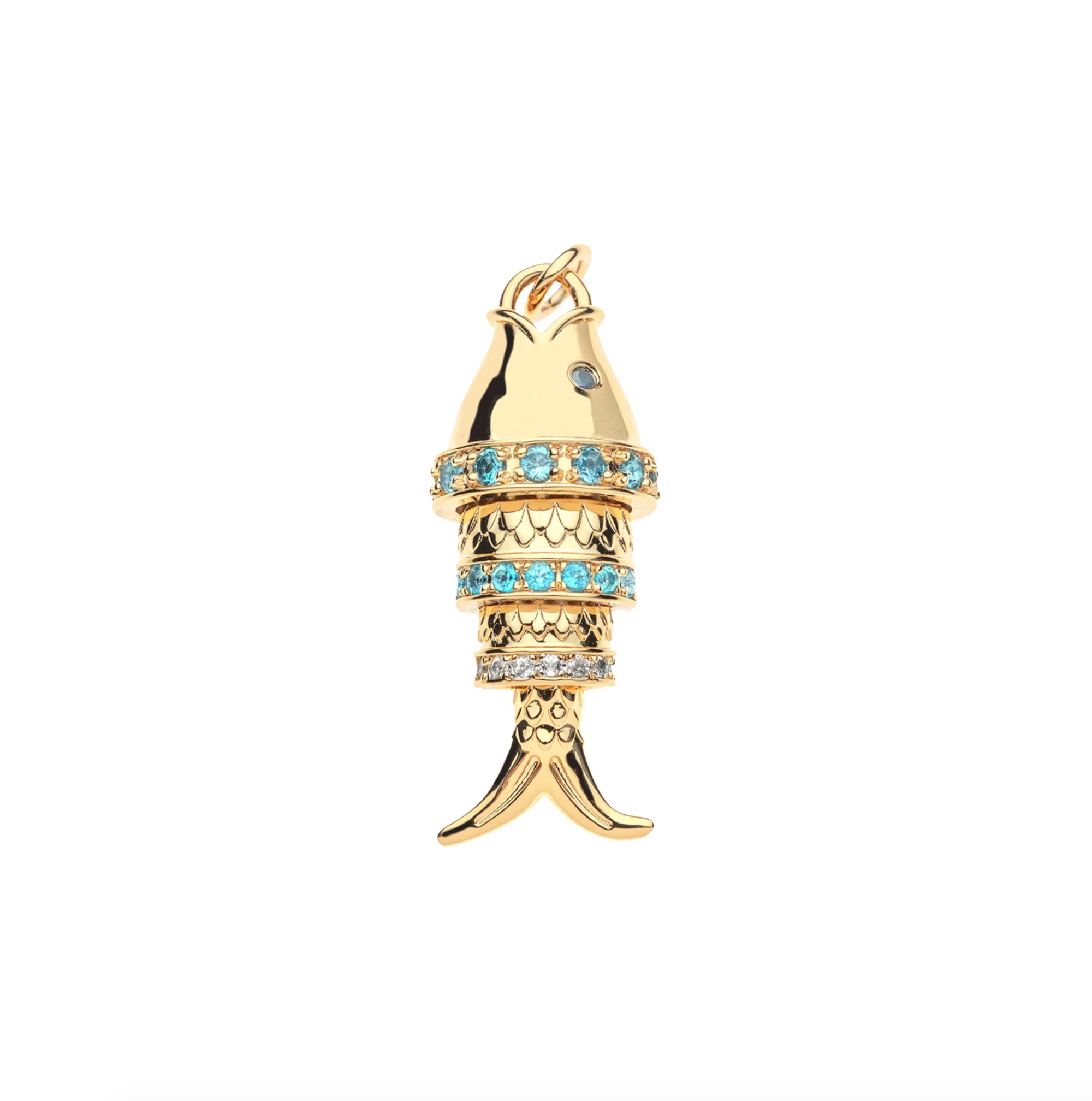 Strong Rainbow Fish Charm