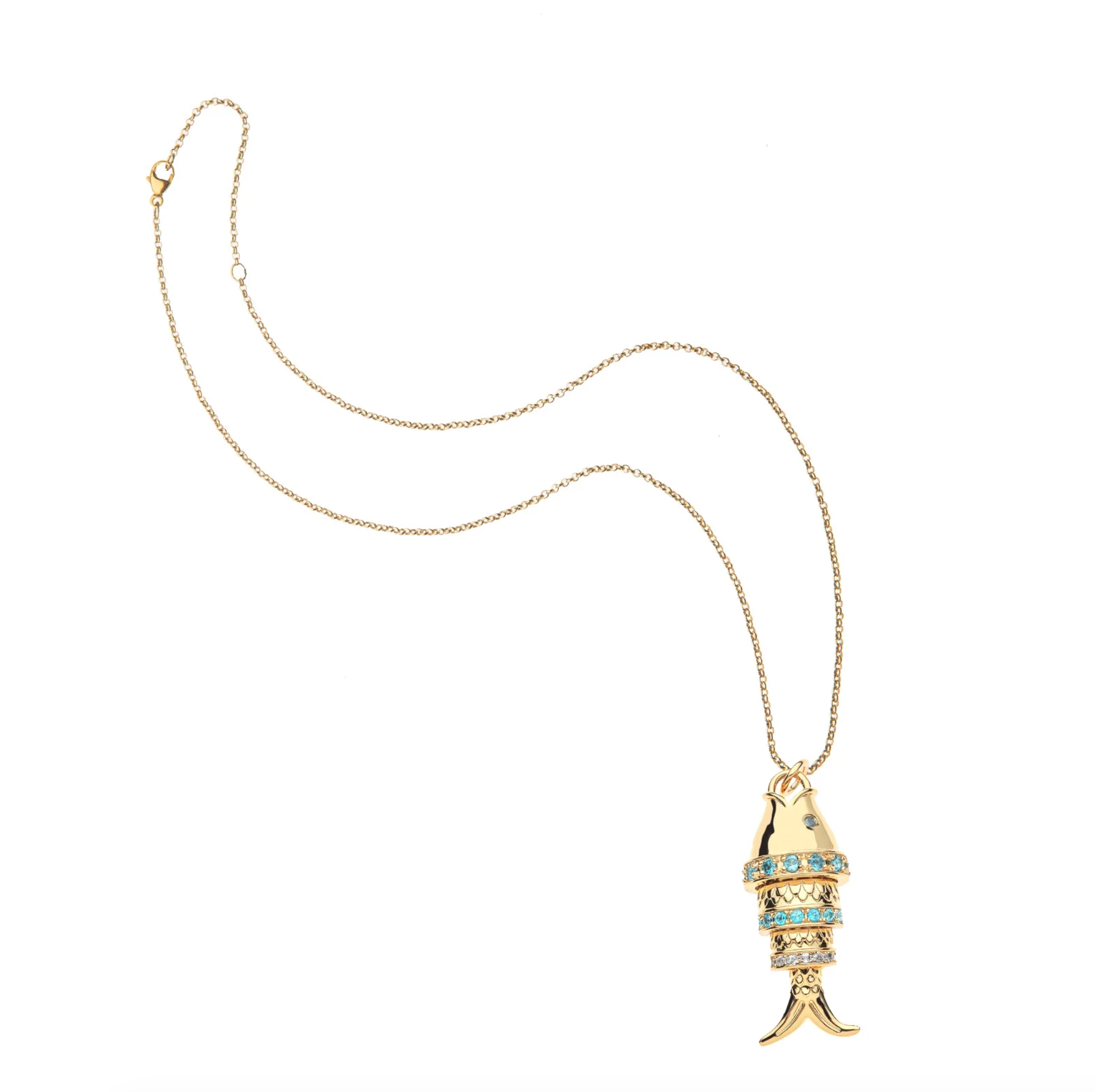 Strong Rainbow Fish Charm