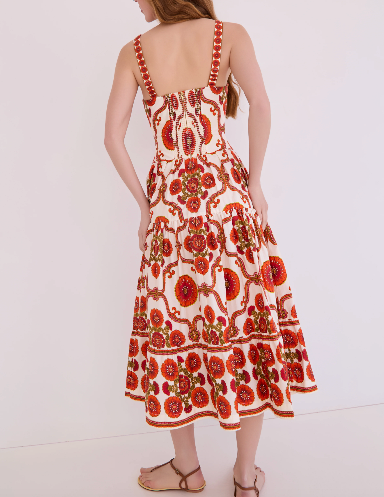 Margarita Dress - Mod Floral Ivory