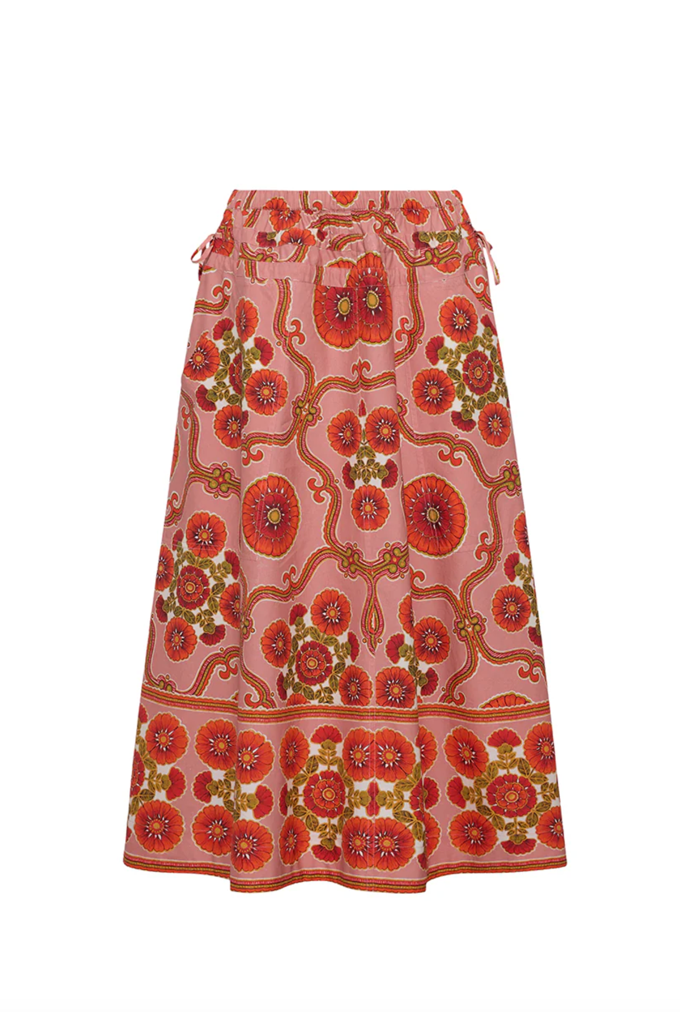 Meret Skirt - Mod Floral Brick