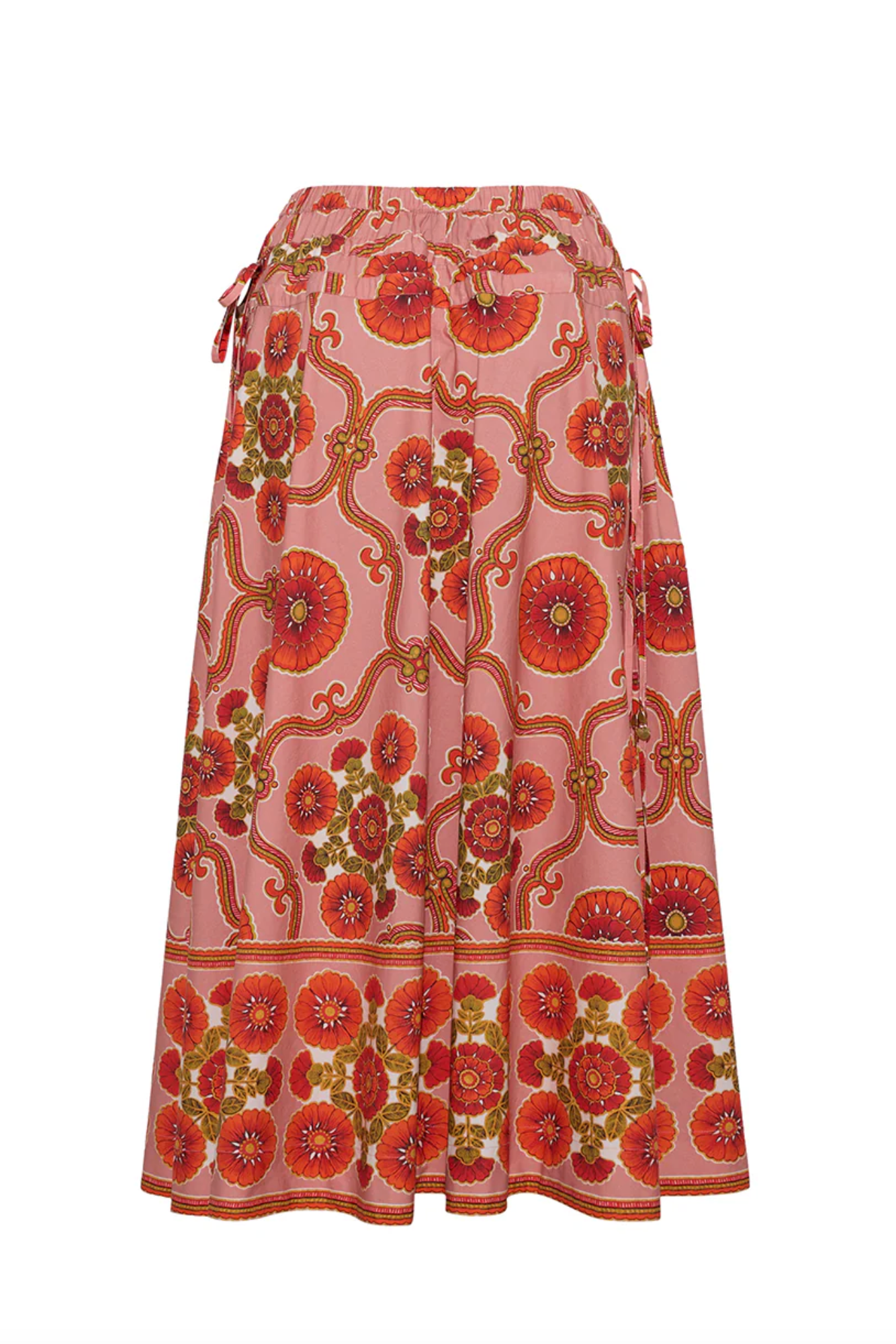 Meret Skirt - Mod Floral Brick
