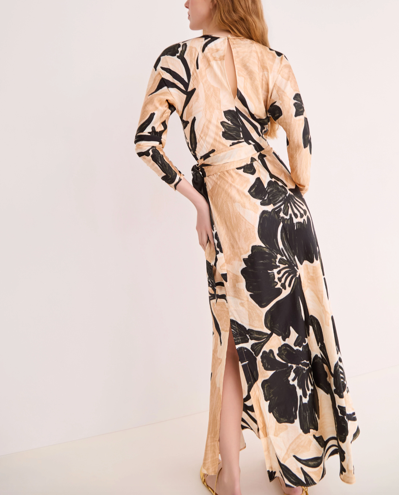 Montgomery Midi Dress - Flora Shadow Ginger