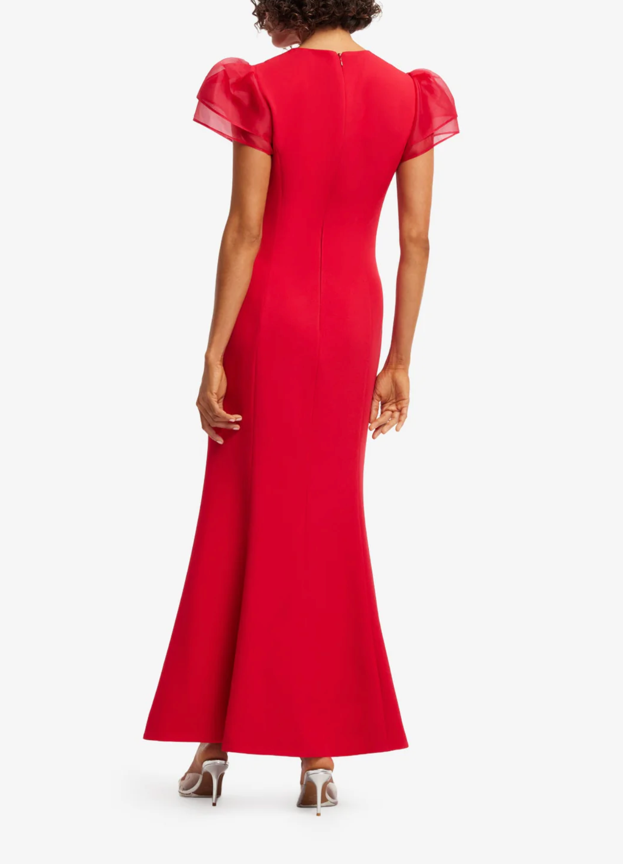 Sofia Puff Sleeve Maxi Dress - Vermilion