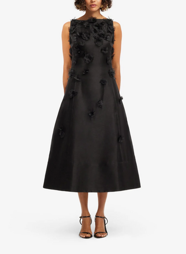 leo lin black lace dress LEO LIN - Aliyah Lace Butterfly Dress