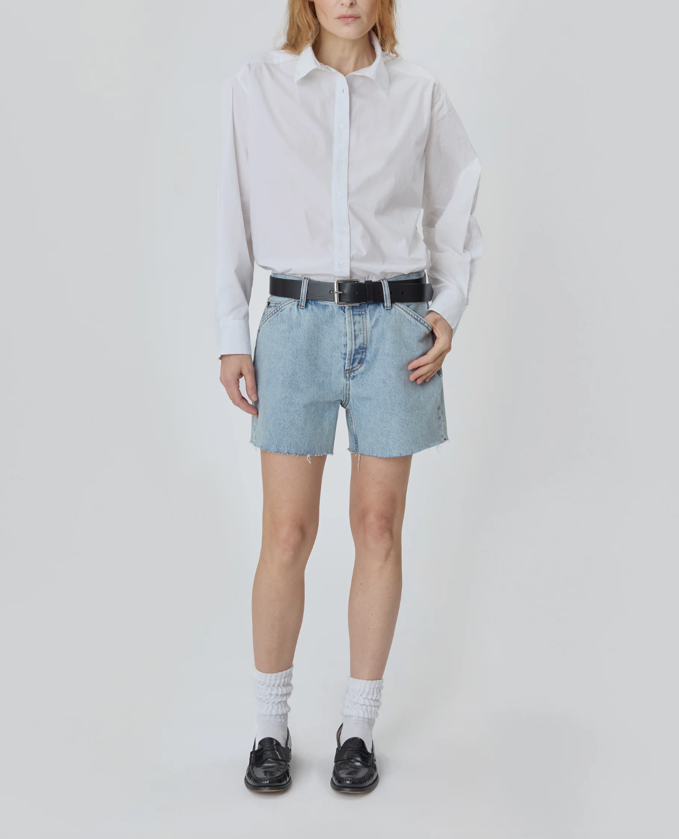 Cut Off Shorts - Vintage Blue