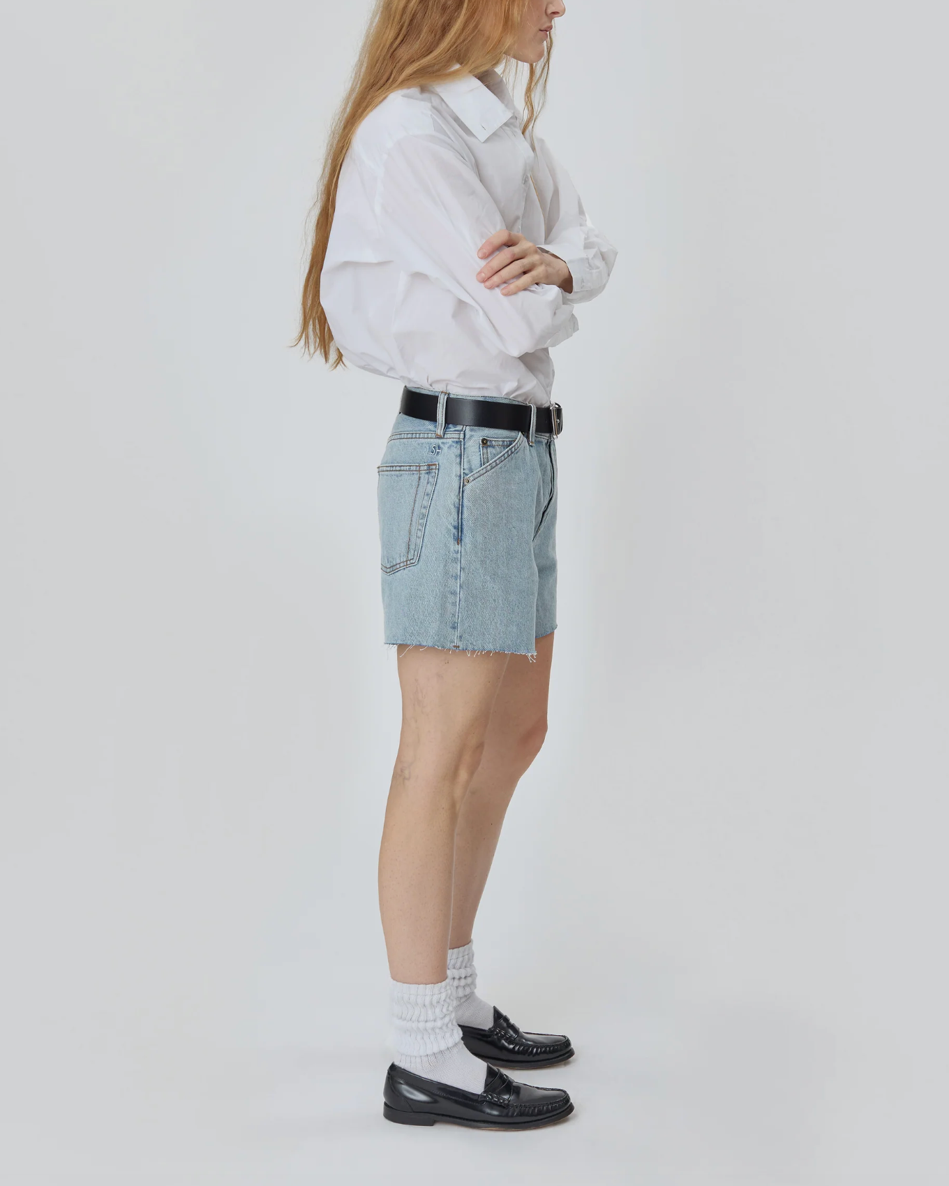 Cut Off Shorts - Vintage Blue