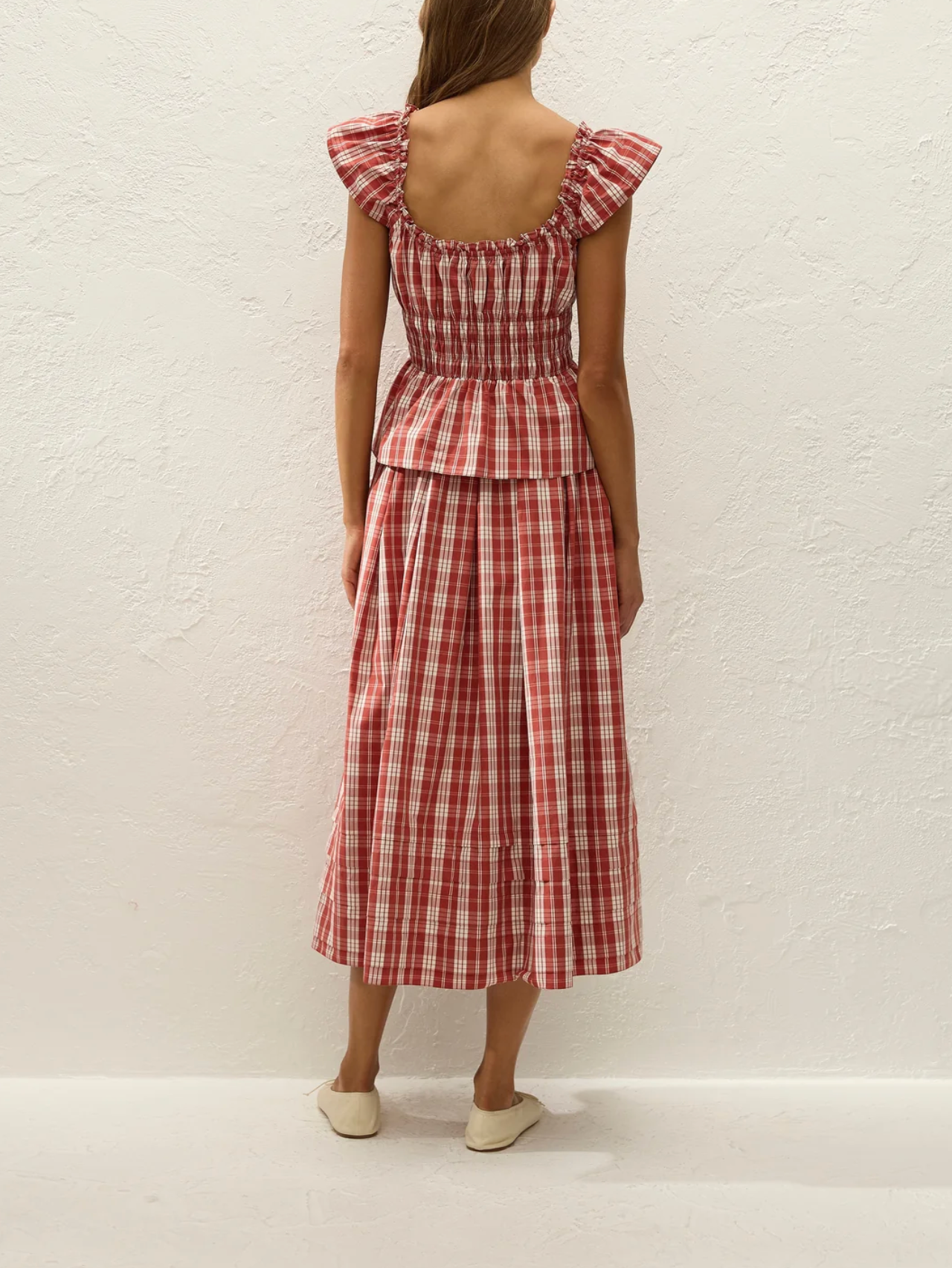 Janne Top - Ines Check Terra Rosso