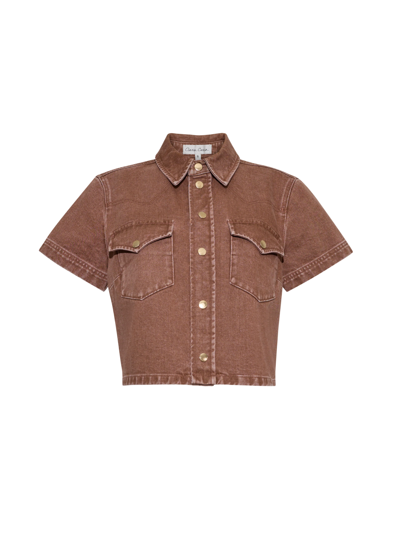 Paro Top - Taupe Denim