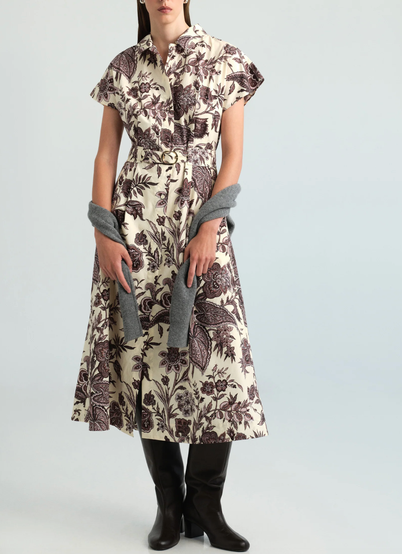 Sawyer Dress - Linden Bloom Ivory