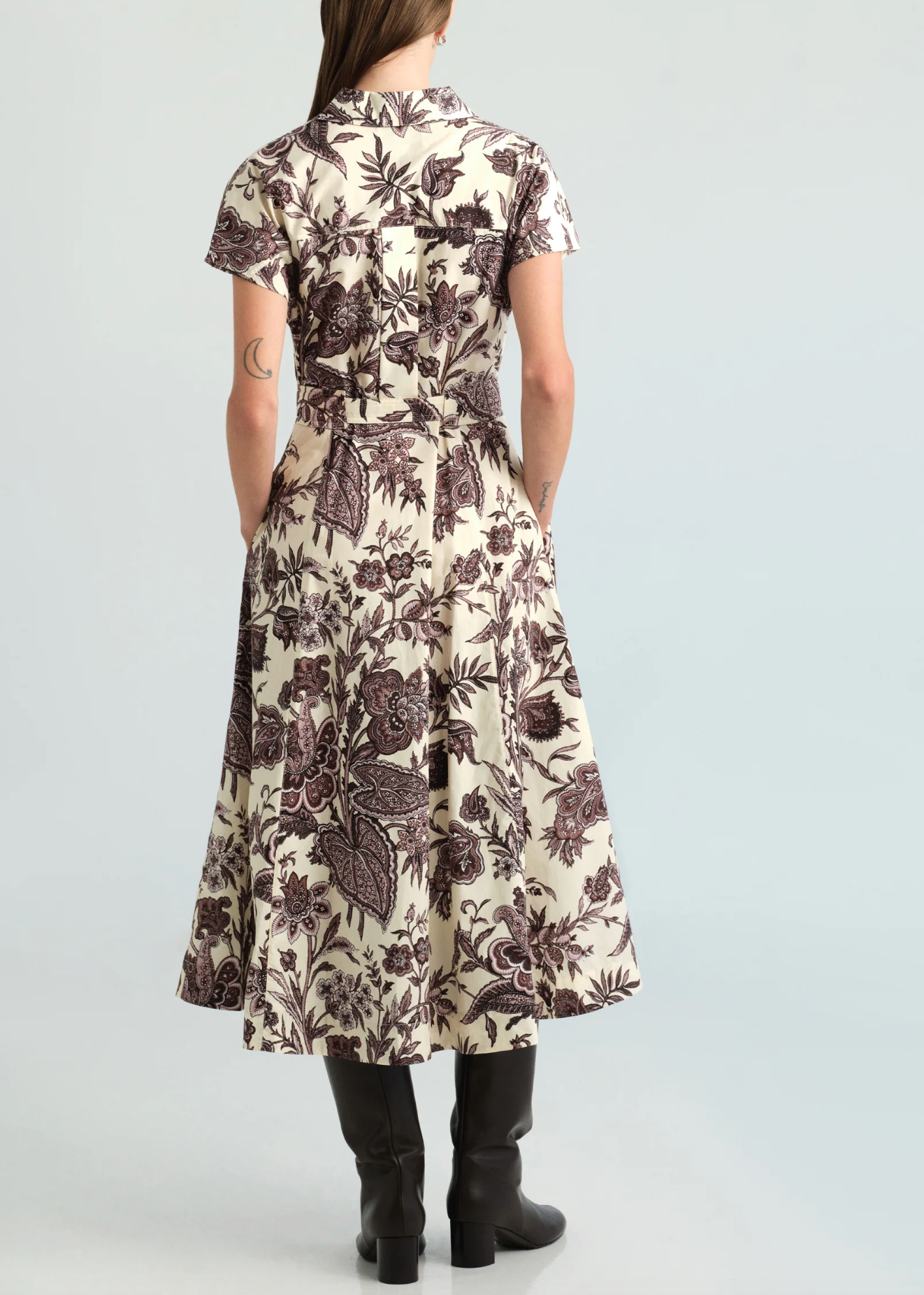 Sawyer Dress - Linden Bloom Ivory