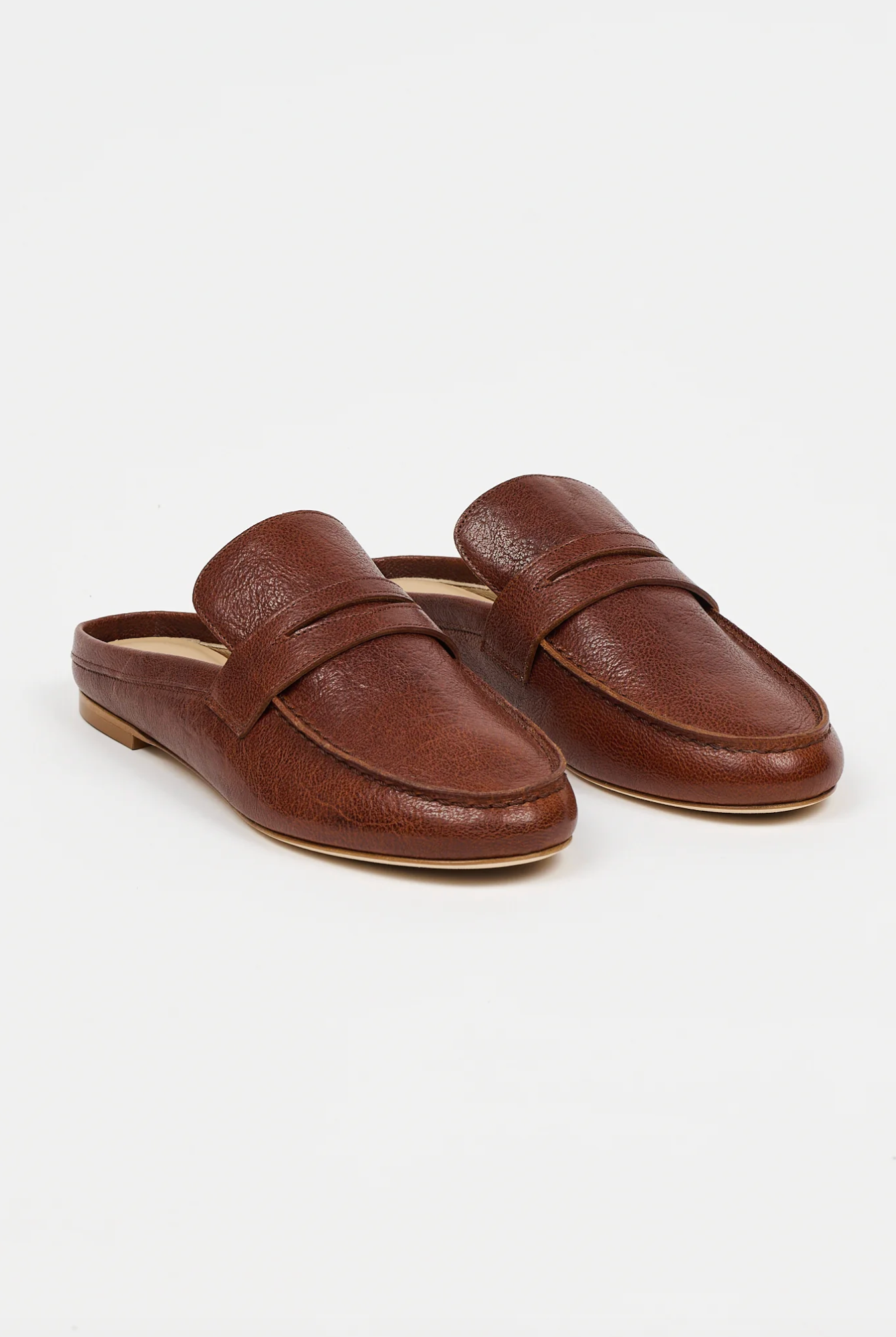 The Penny Loafer Mule - Cuoio