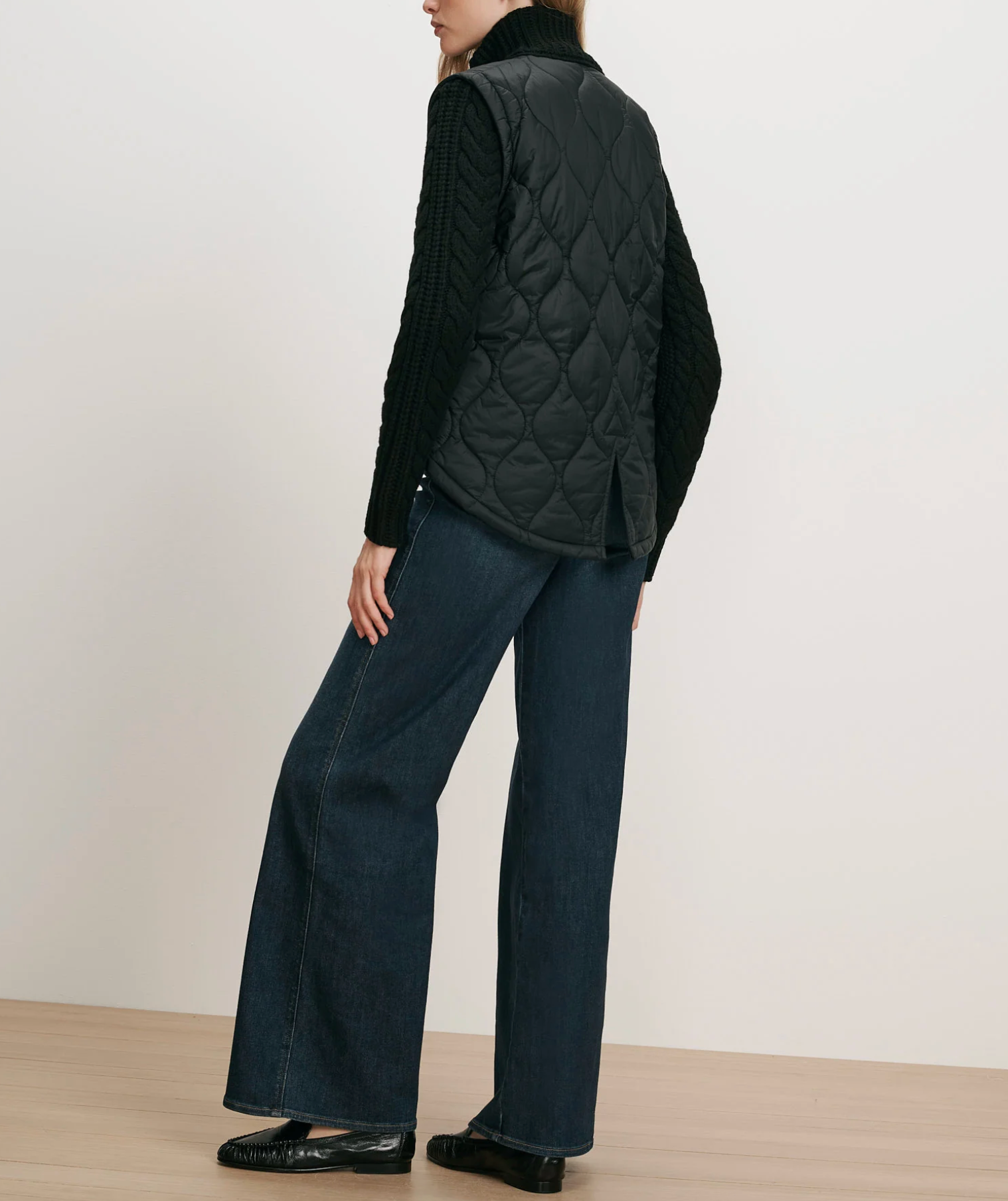 Patra Mixed Media Jacket - Black