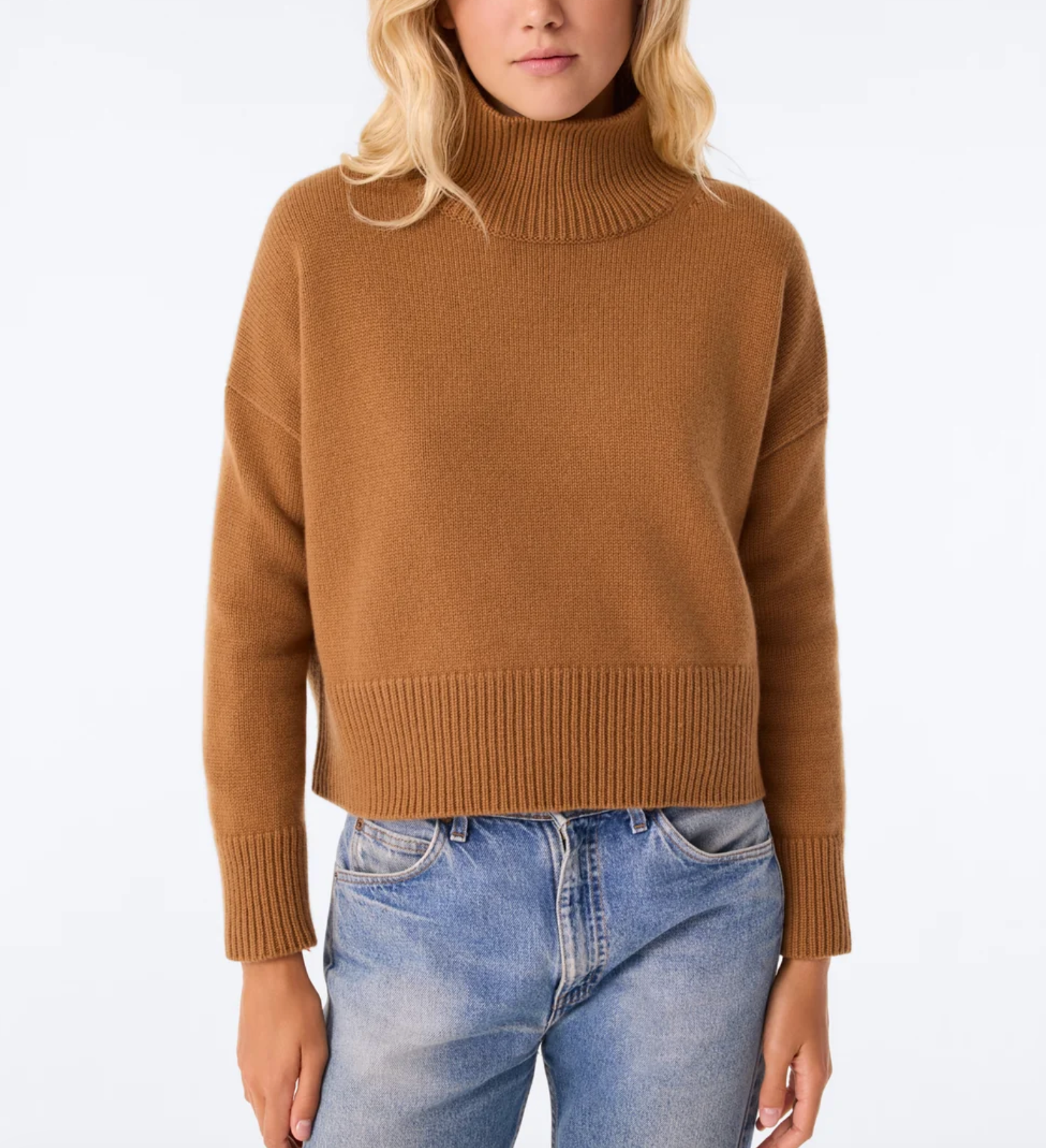 Ulla Crop Sweater- Macchiato