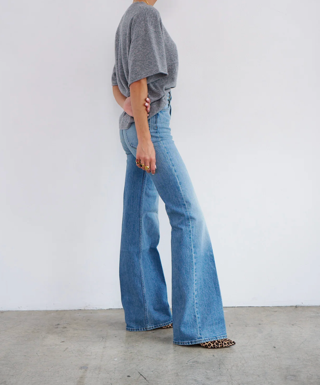 The Crease Jean - Worn Indigo