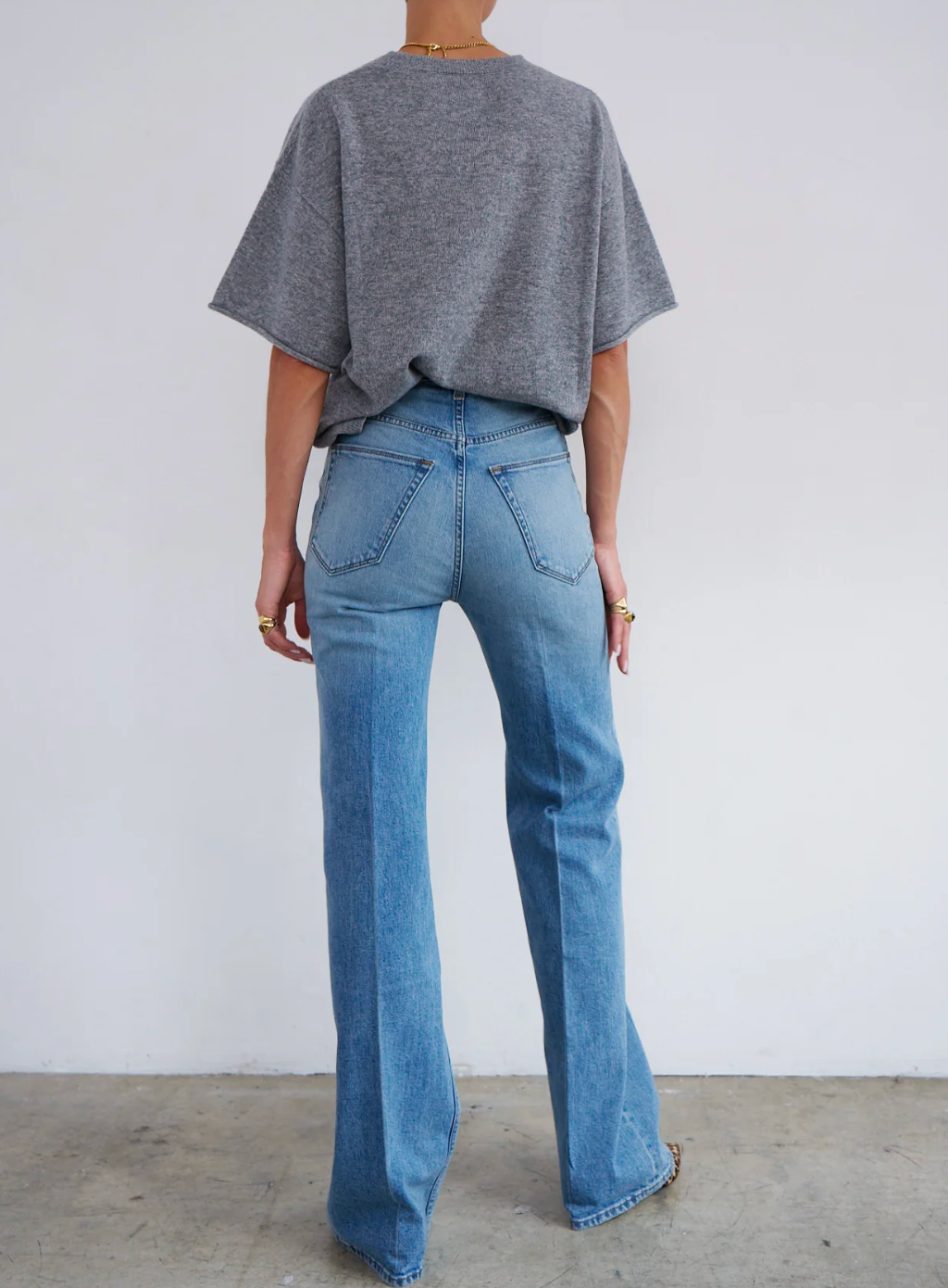 The Crease Jean - Worn Indigo