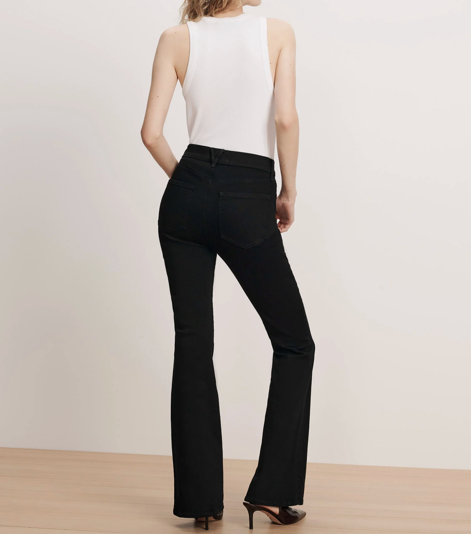Beverly High Rise Skinny Flare - Onyx