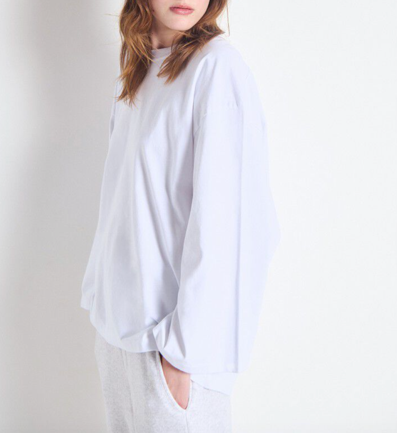 Fiz Valley 02 Long Sleeve Tee - Blanc