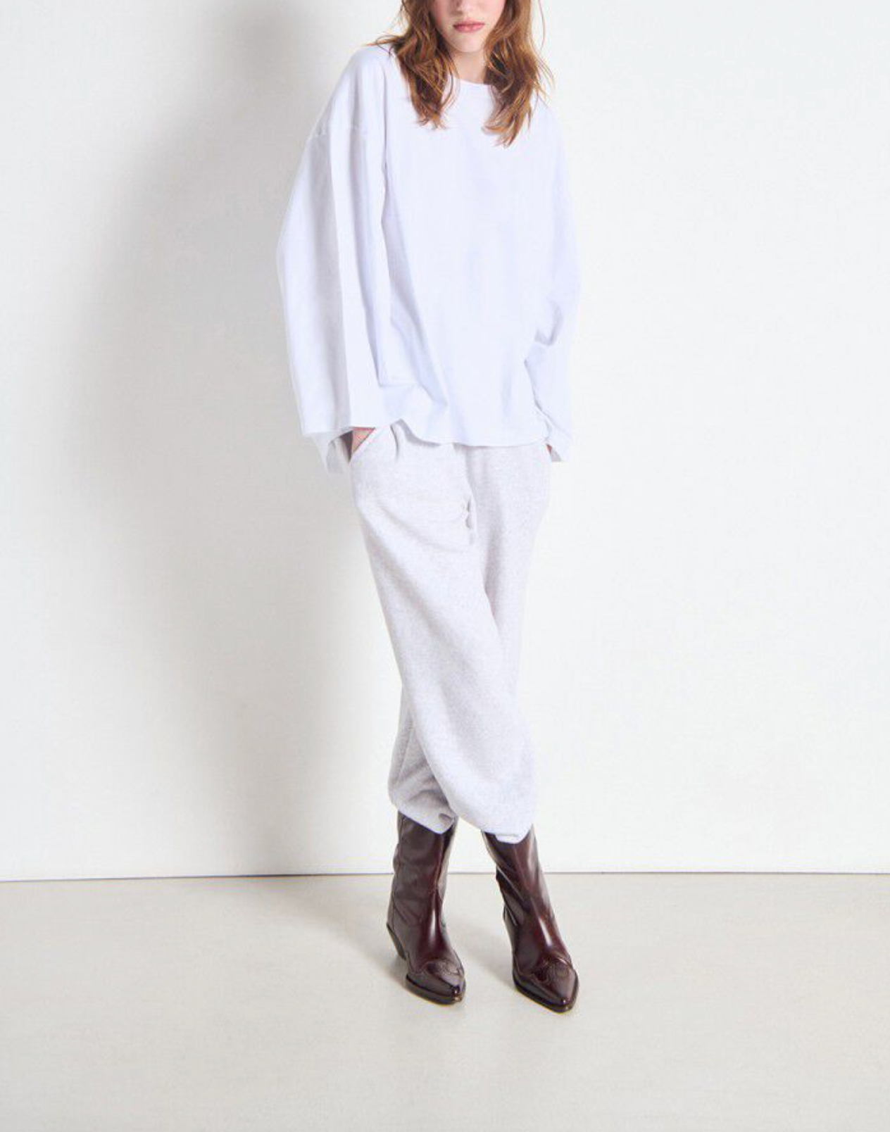 Fiz Valley 02 Long Sleeve Tee - Blanc