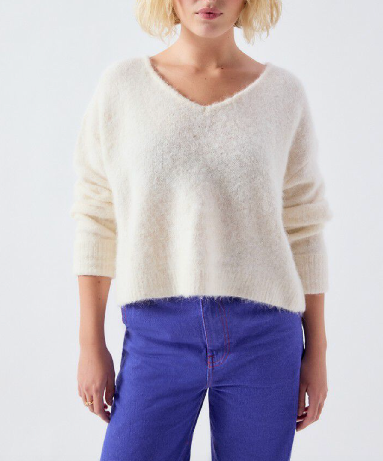 East 18 Sweater- Poudreuse Chine