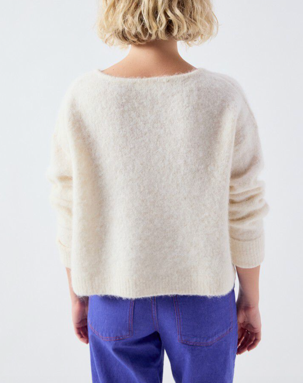 East 18 Sweater- Poudreuse Chine