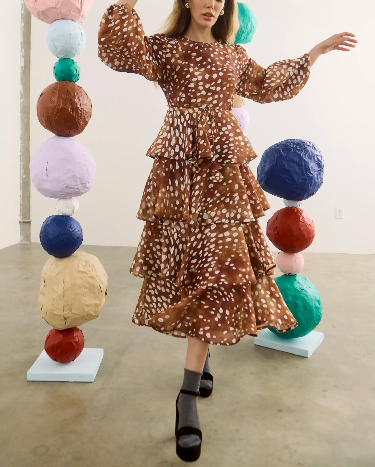 Chelsea Dress - Dappled Doe