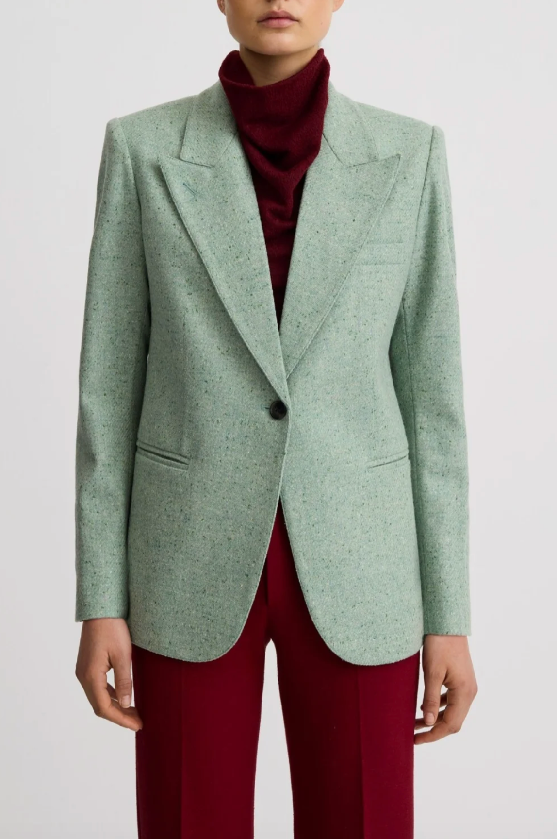 90's Blazer - Aqua Donegal