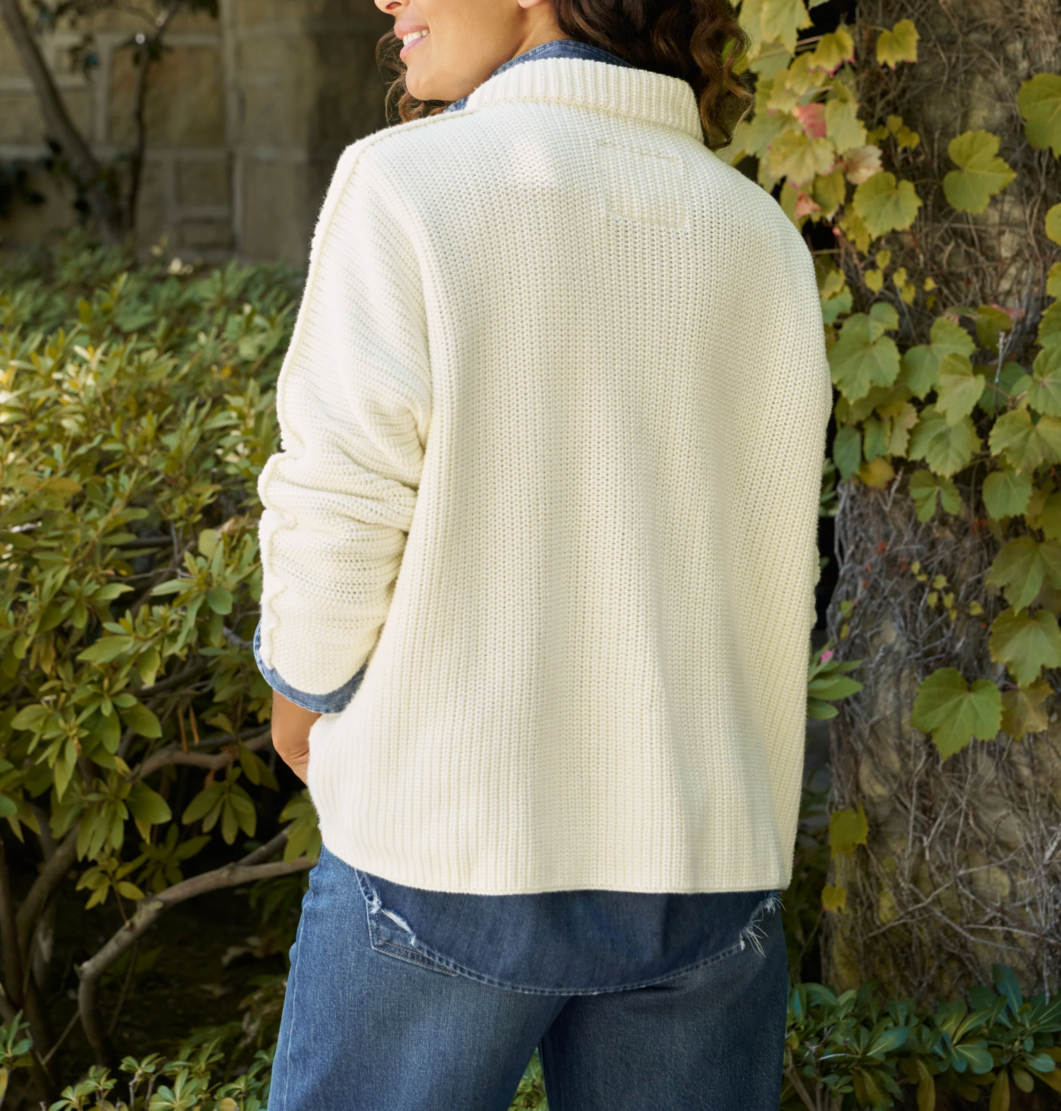 Montecito Pullover Sweater - Ivory