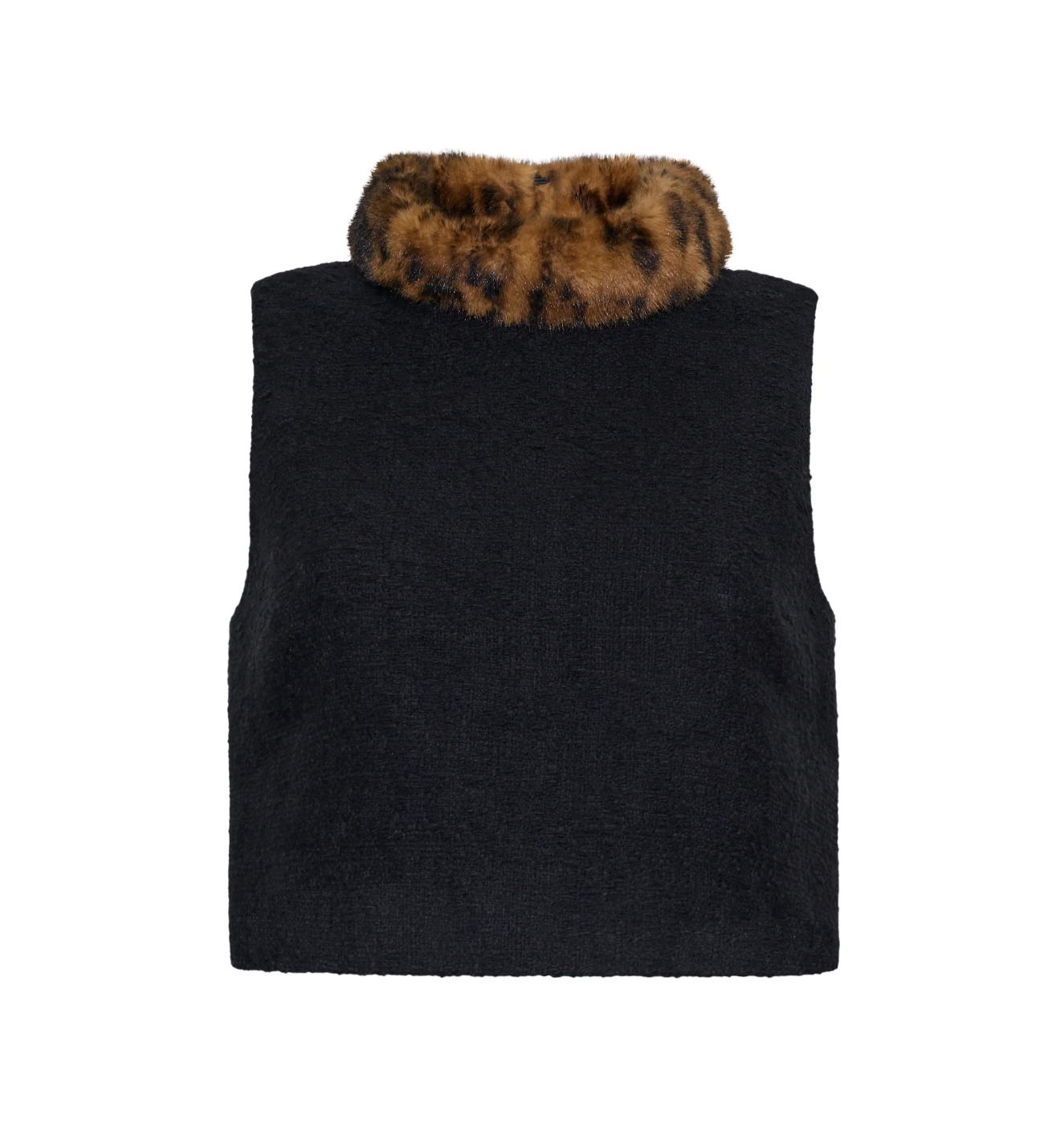 Gina Top - Cloud Tweed Black
