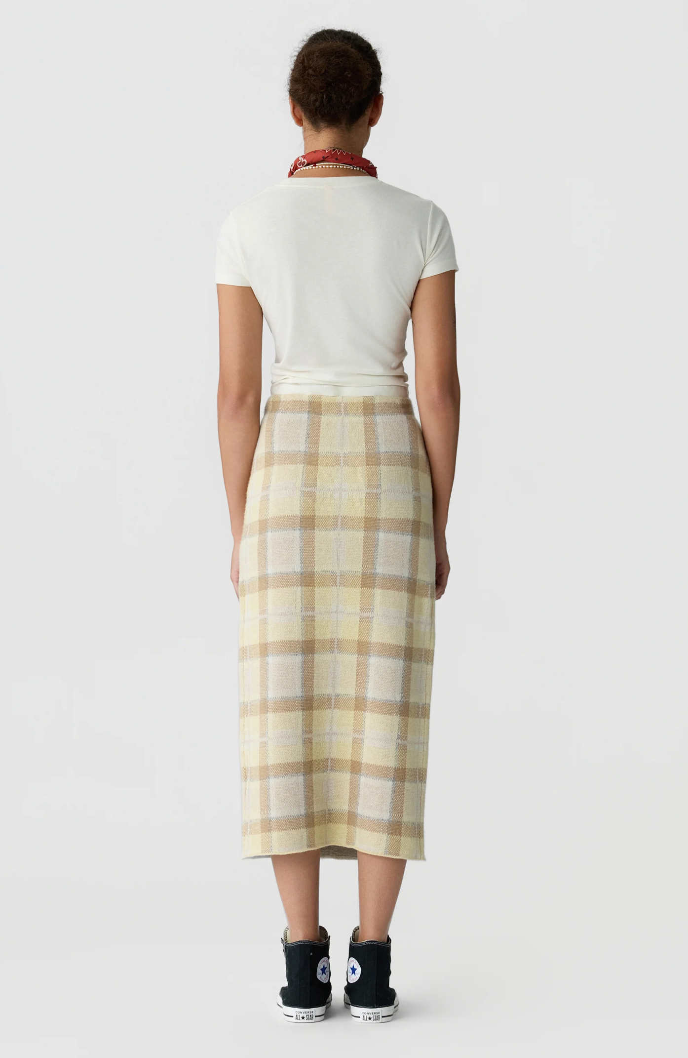 Tartan Wrap Skirt - Butter Combo
