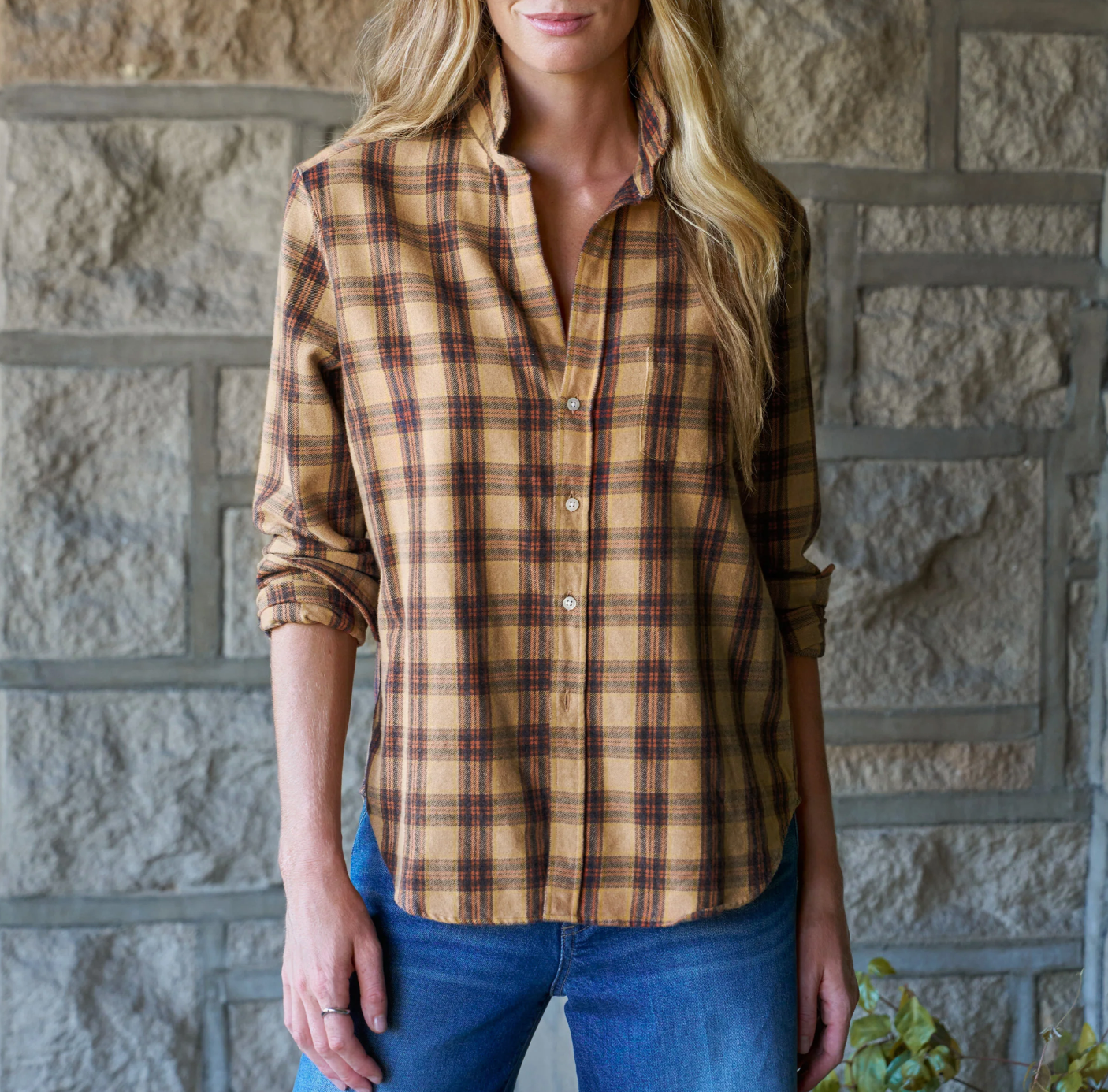 Eileen - Multi Brown Plaid