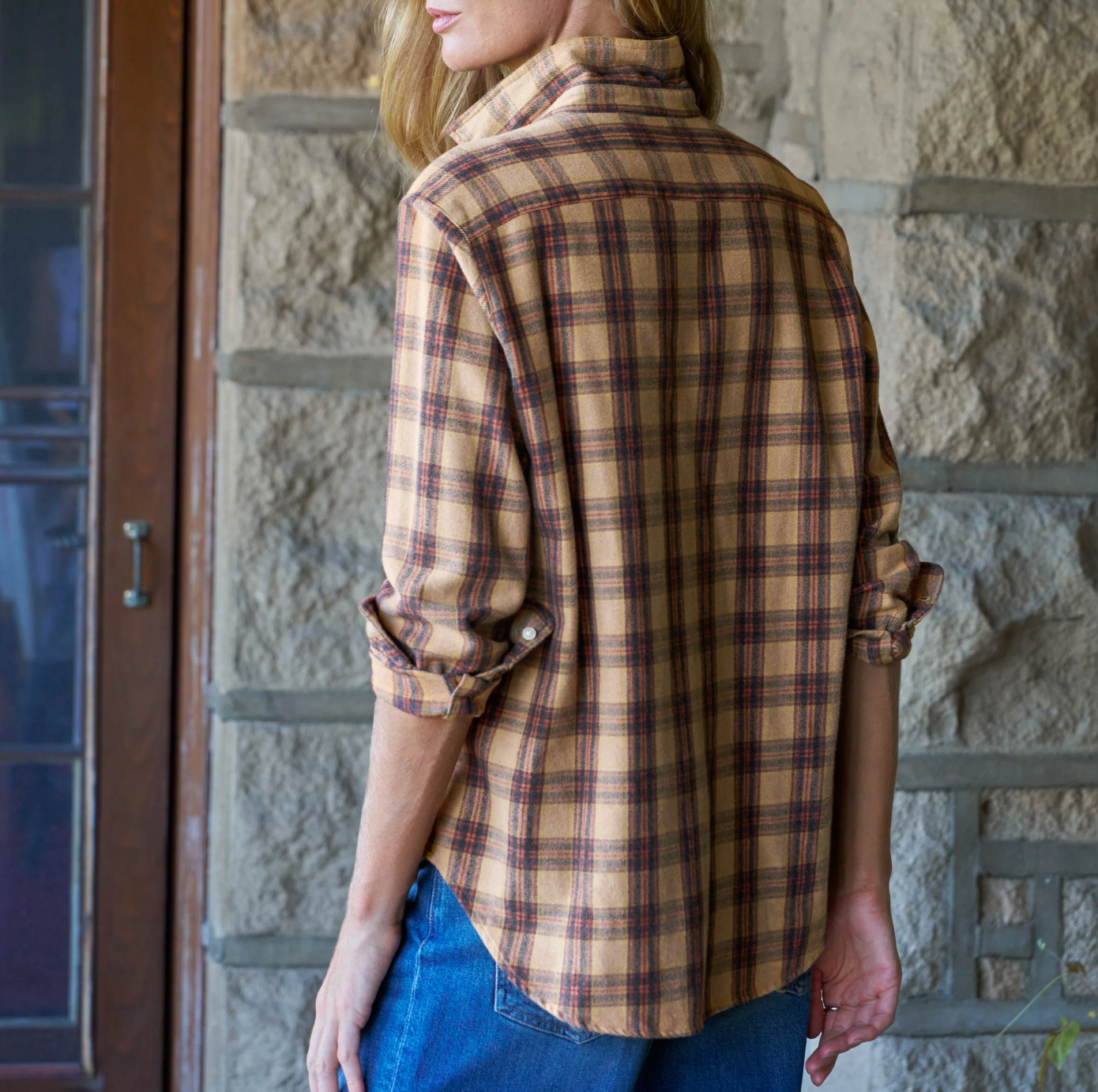 Eileen - Multi Brown Plaid