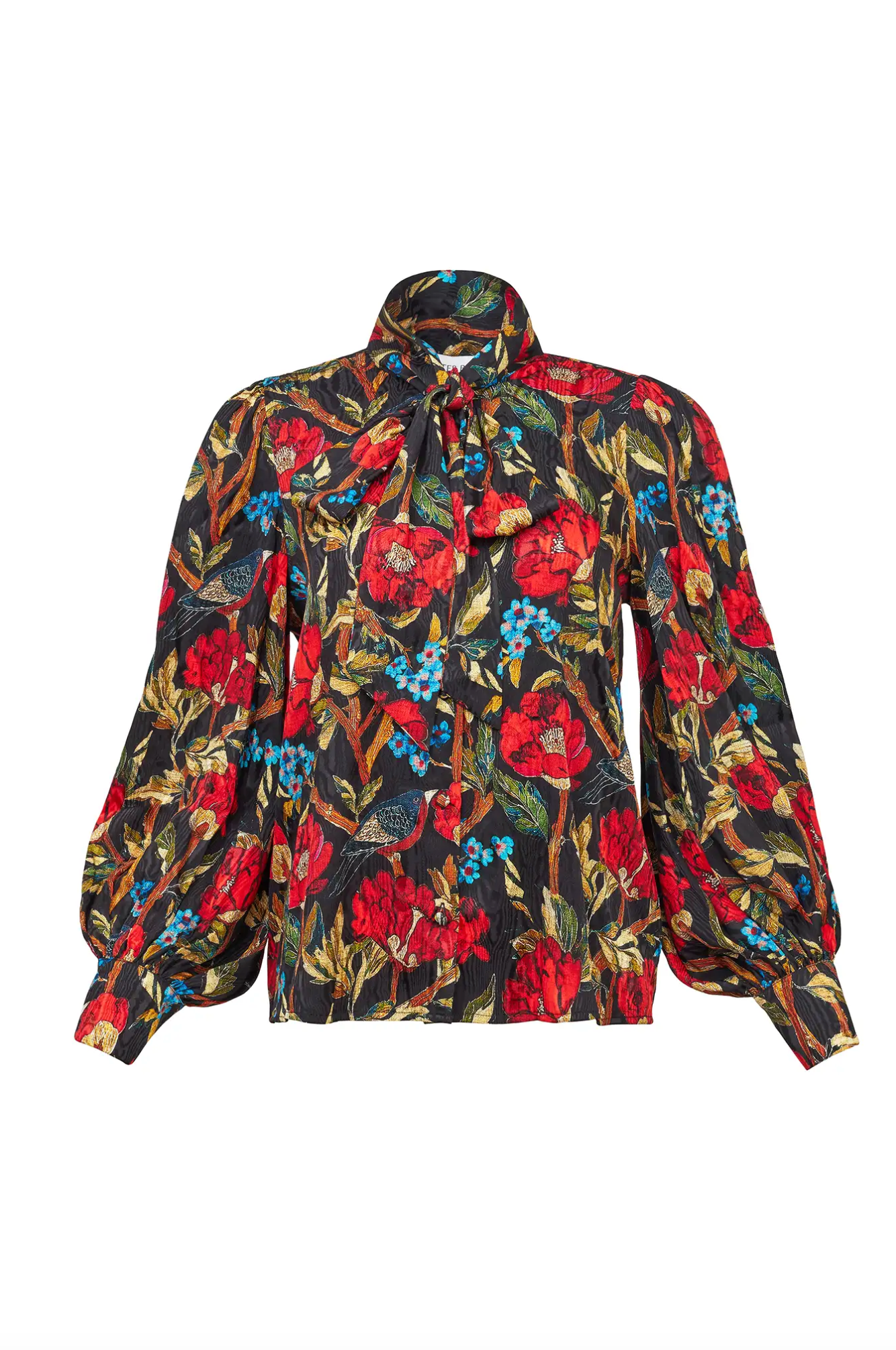 Tess Blouse - Palais Floral Onyx