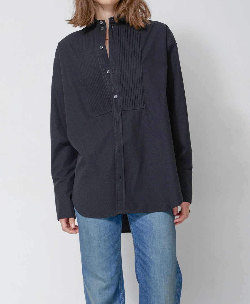 The Tuck Shirt - Black