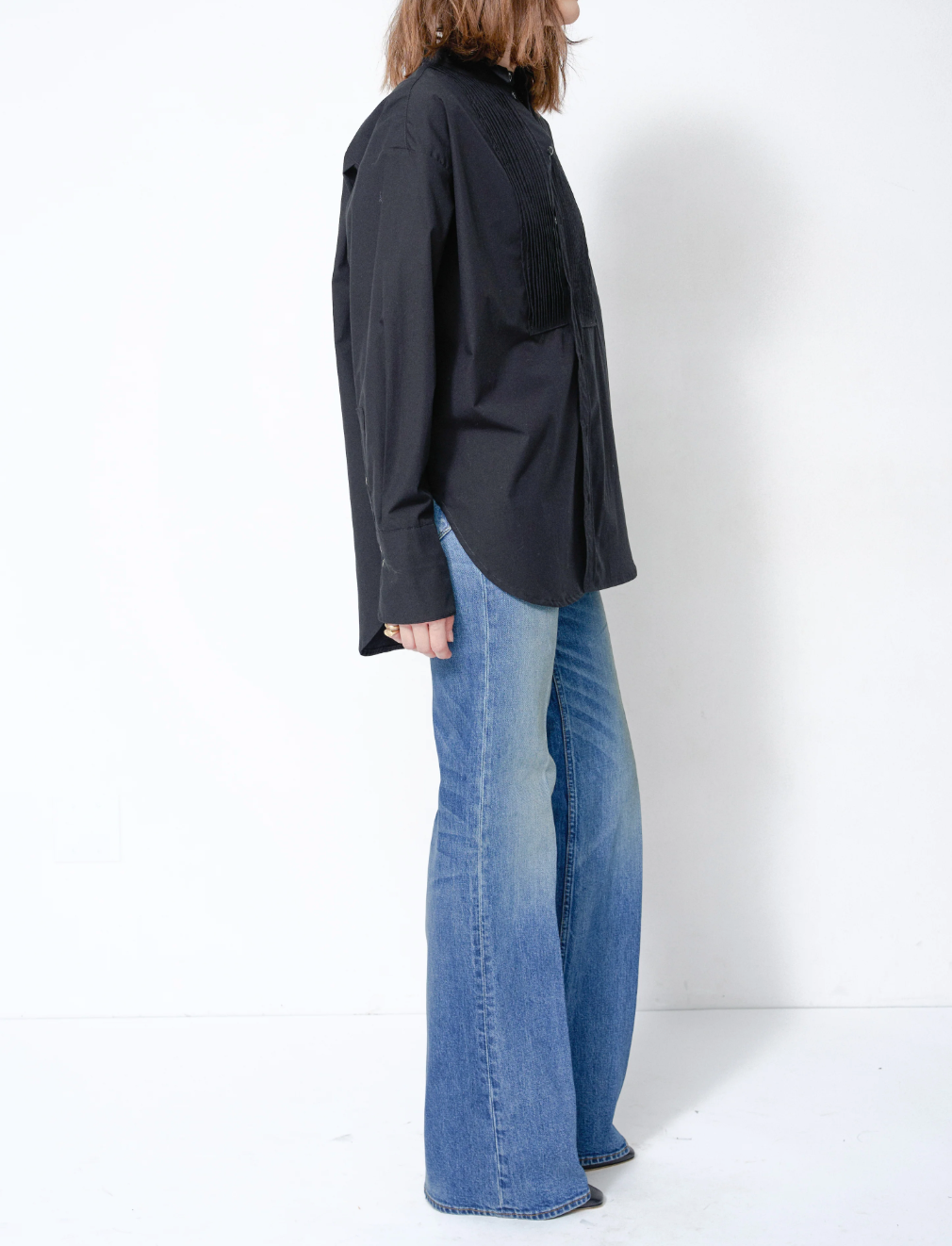 The Tuck Shirt - Black