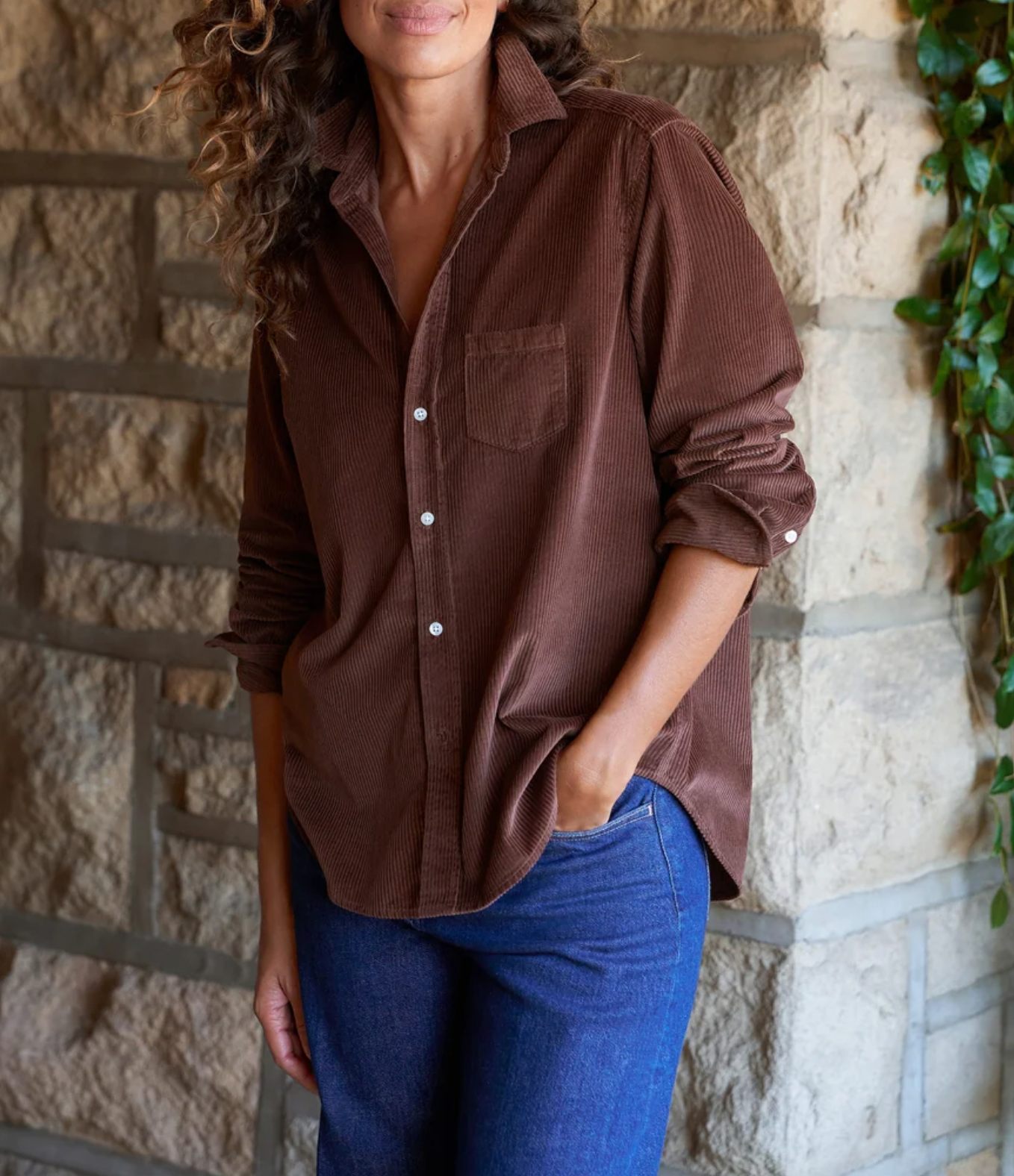 Eileen - Chocolate Corduroy