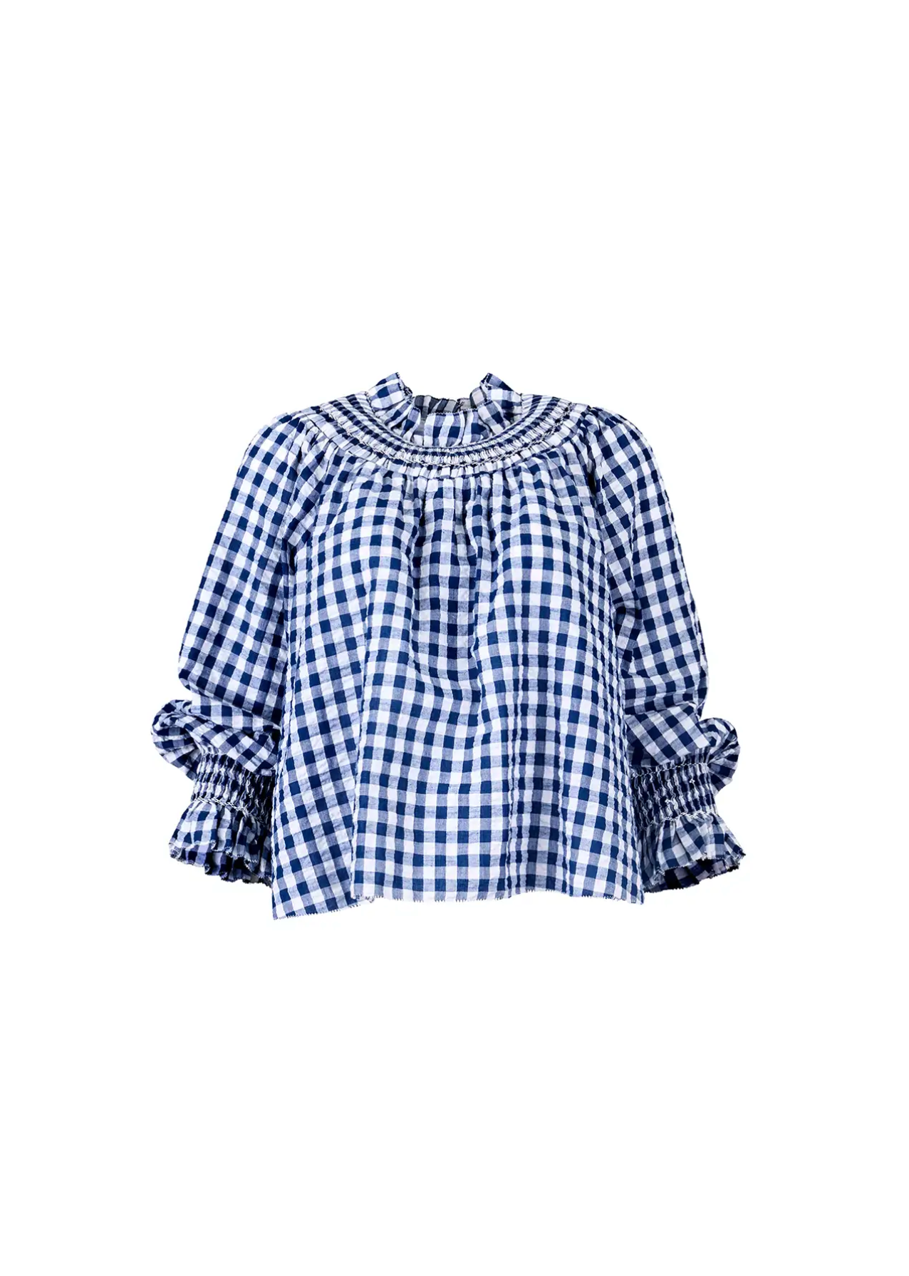 Hayes Blouse - Navy White