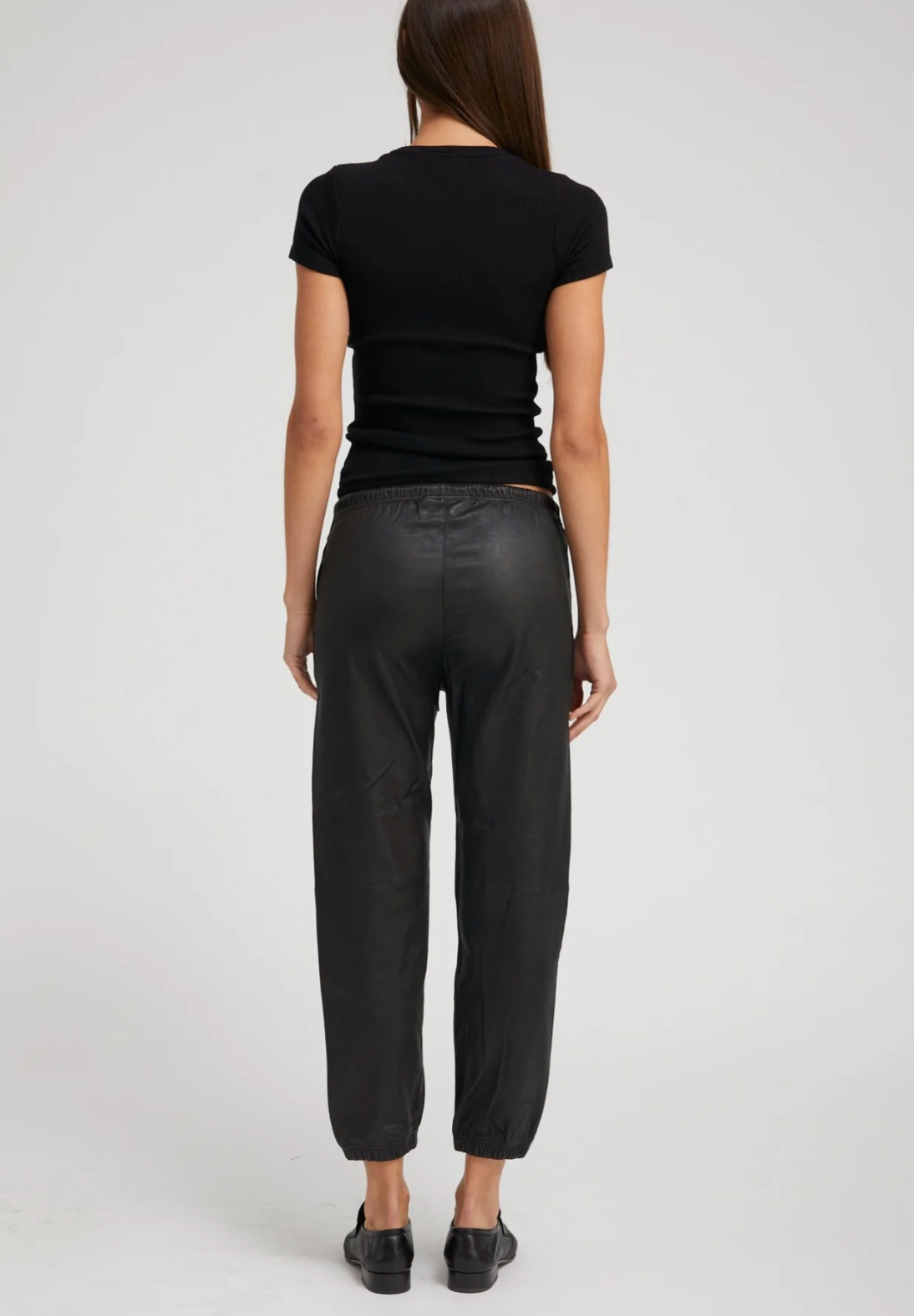 Rib Baby Tee - Black