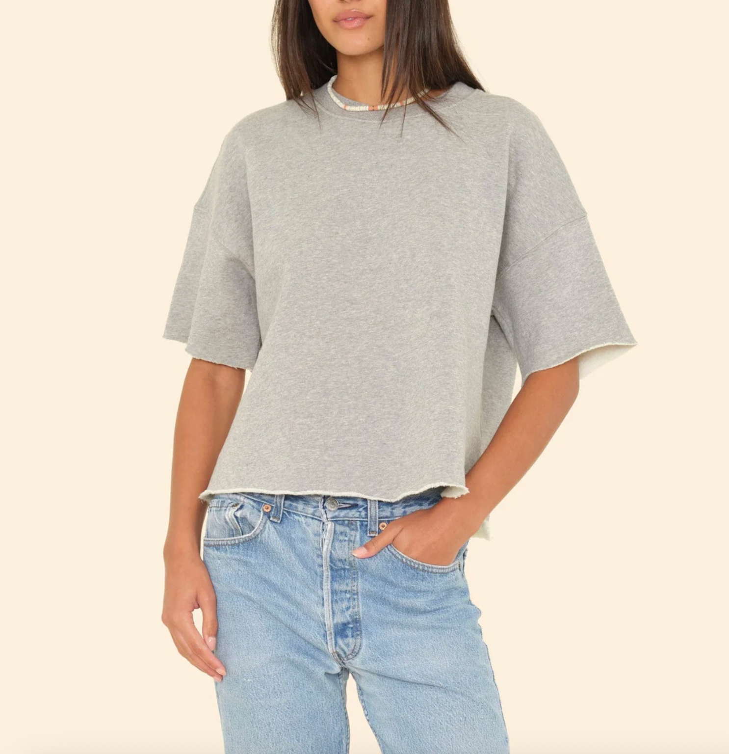 Romeo Tee - Heather Grey