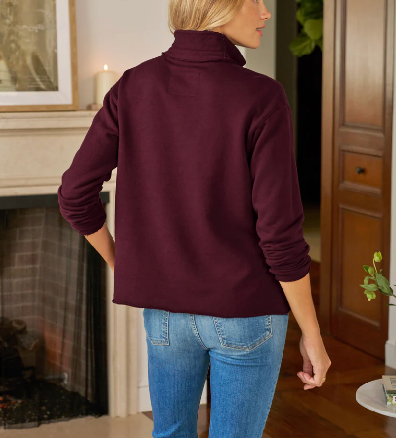 Patrick Popover Henley - Currant