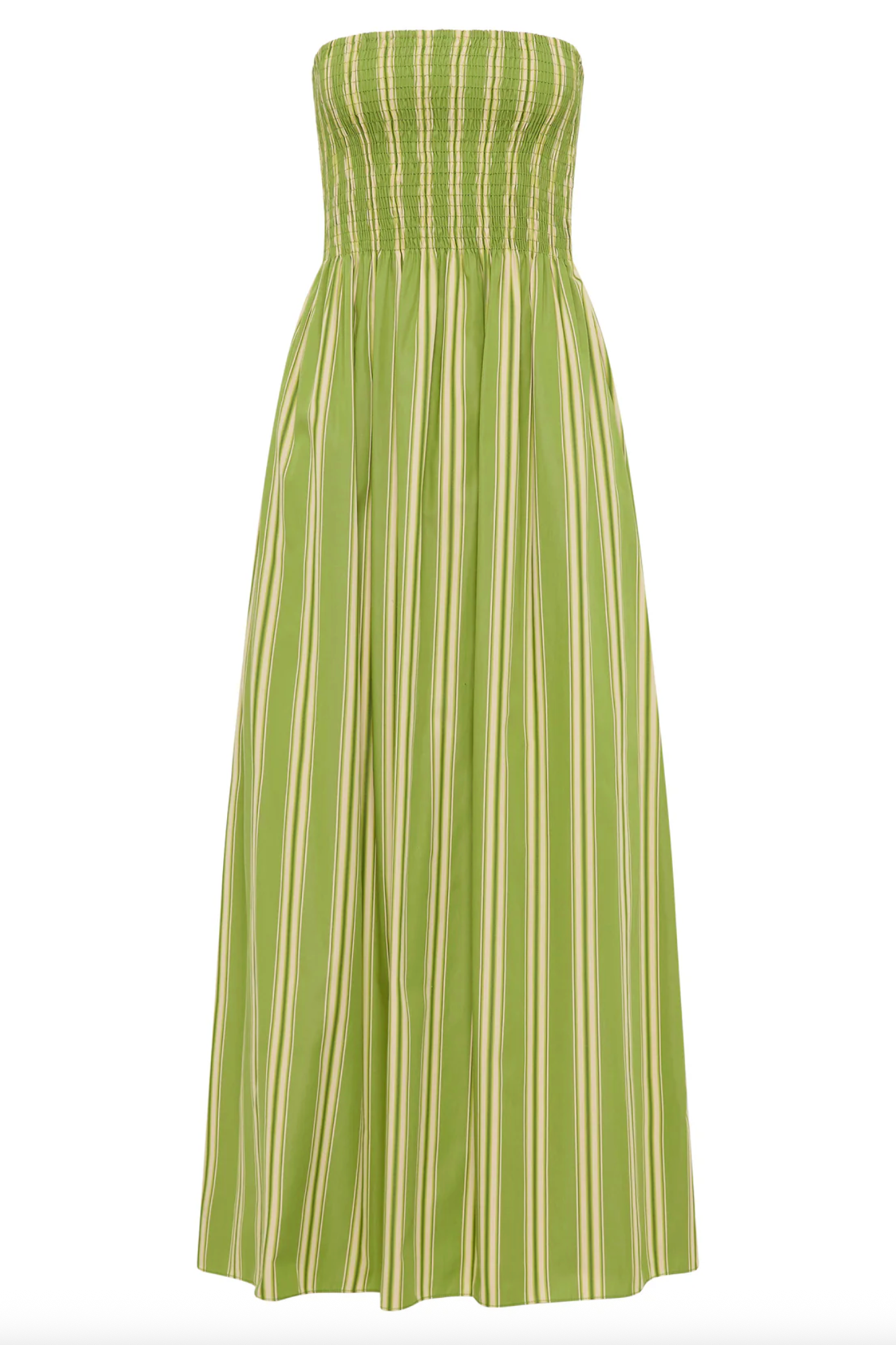 Jamie Midi Dress - Ombre Stripe Juniper