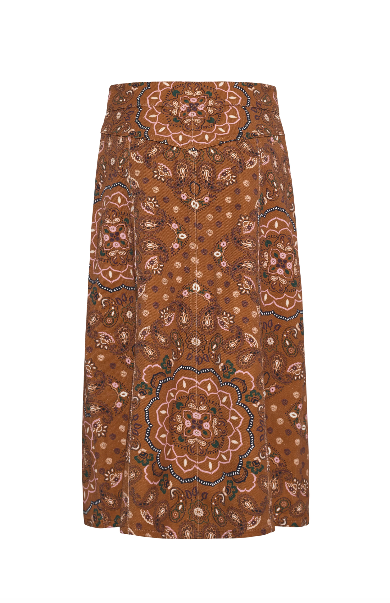 Juniper Midi Skirt- Bandana Camel