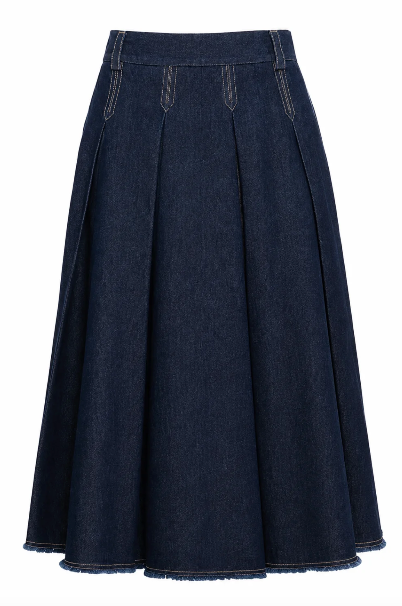 Charlotte Skirt - Dark Blue Wash