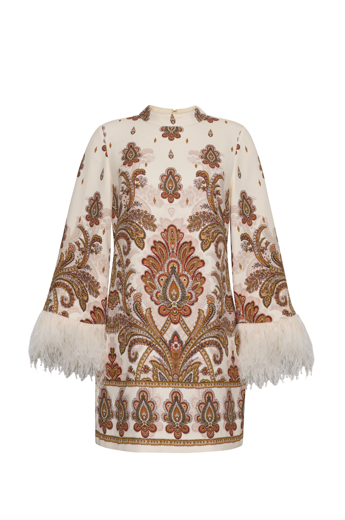 Vida Dress - Castle Paisley Ivory