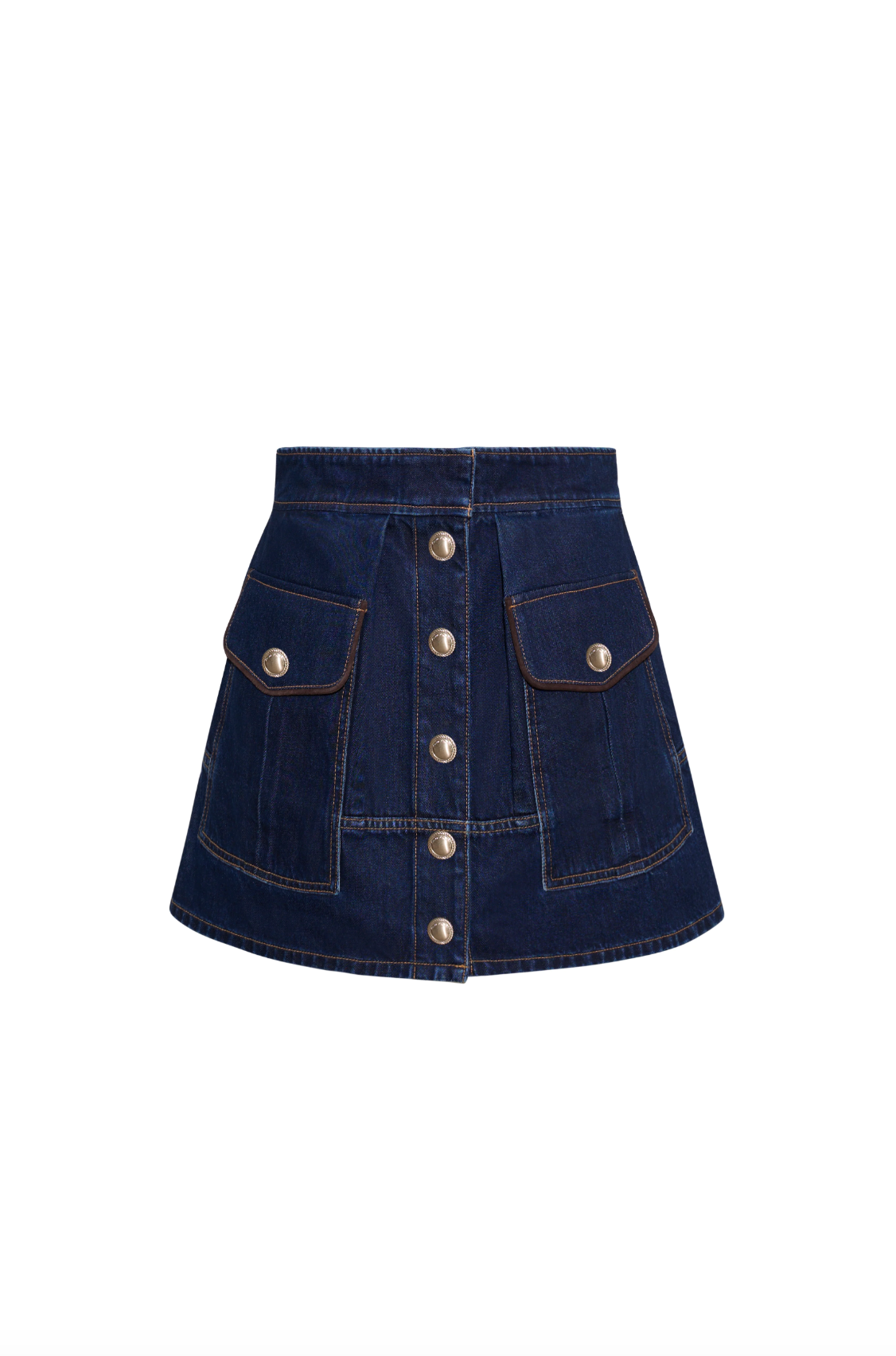 Fatima Skirt- Blue Wash Denim
