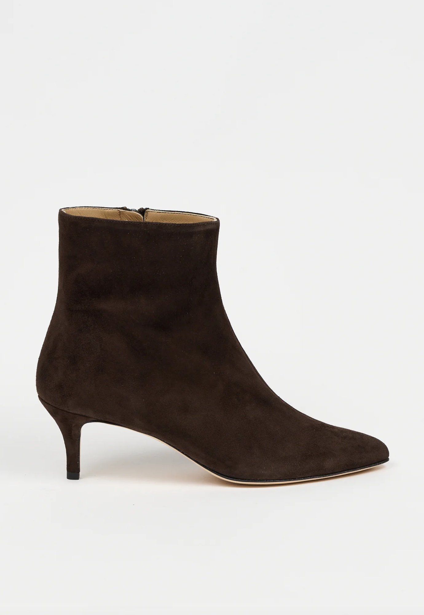 The Seamed Stilleto Boot - Deep Espresso