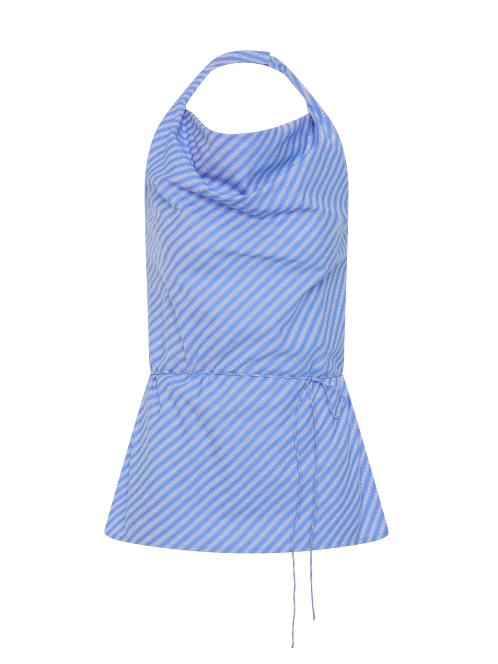 Izaro Top - Joao Stripe Azulejo Blue
