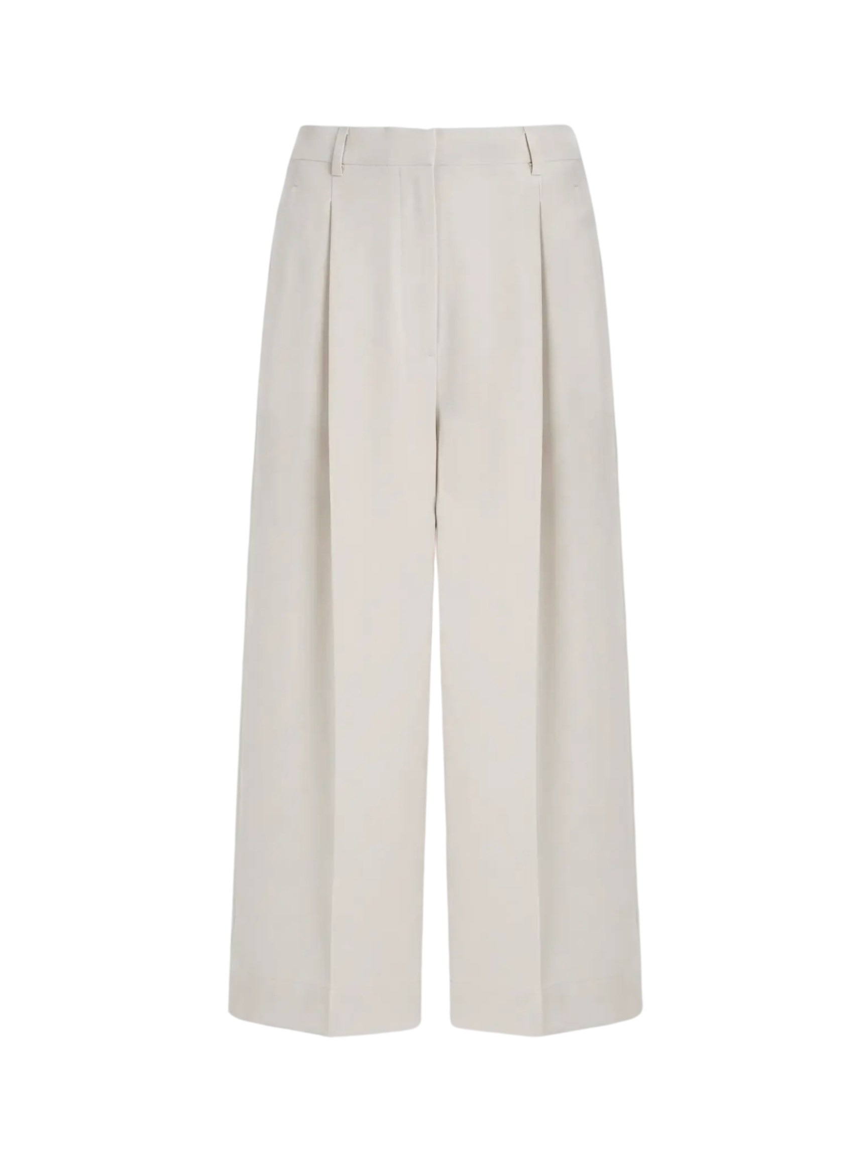 Arielle Crop Wide Leg Trouser - Moon
