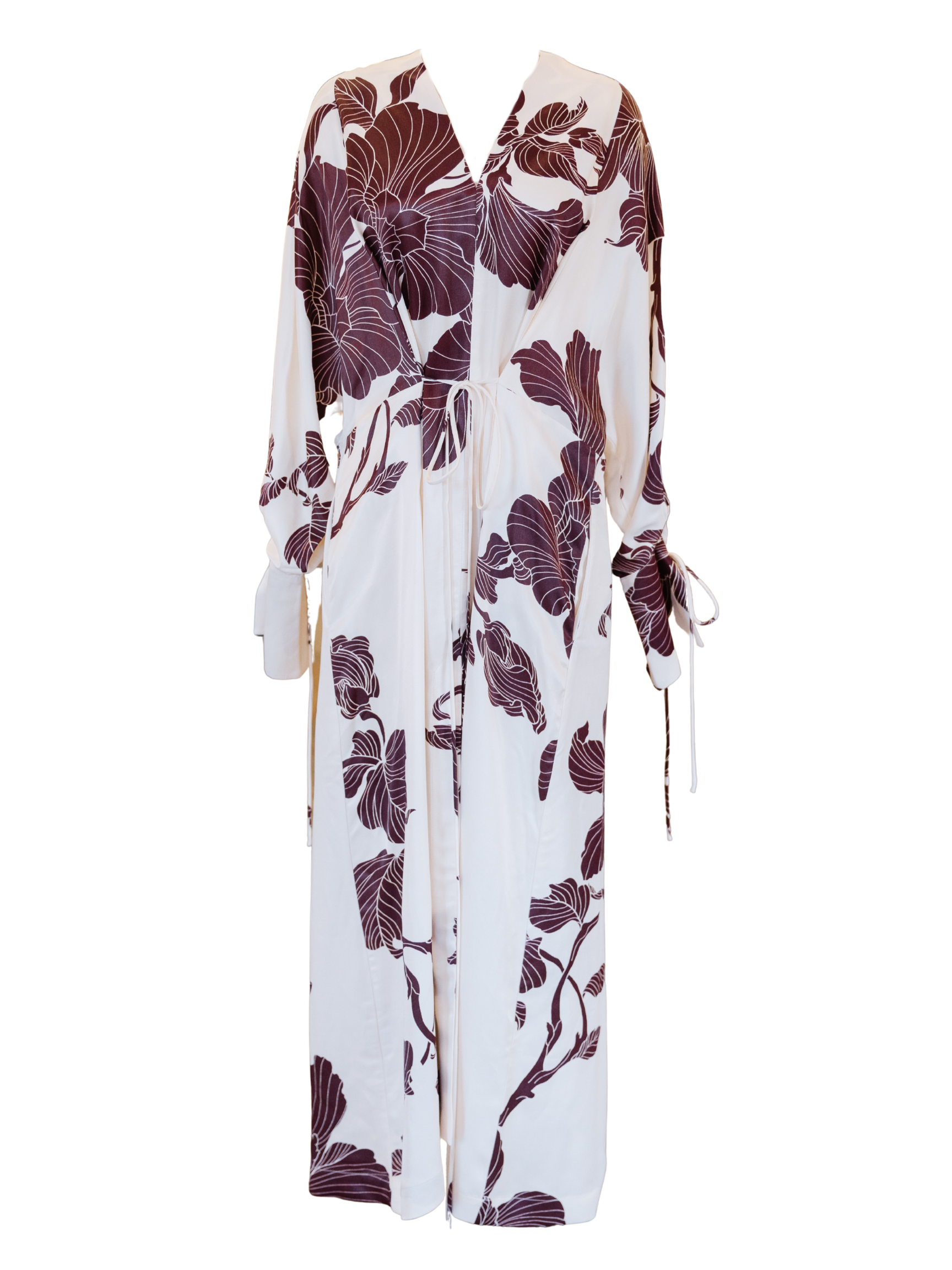 Gobi Kimono - Brown/White
